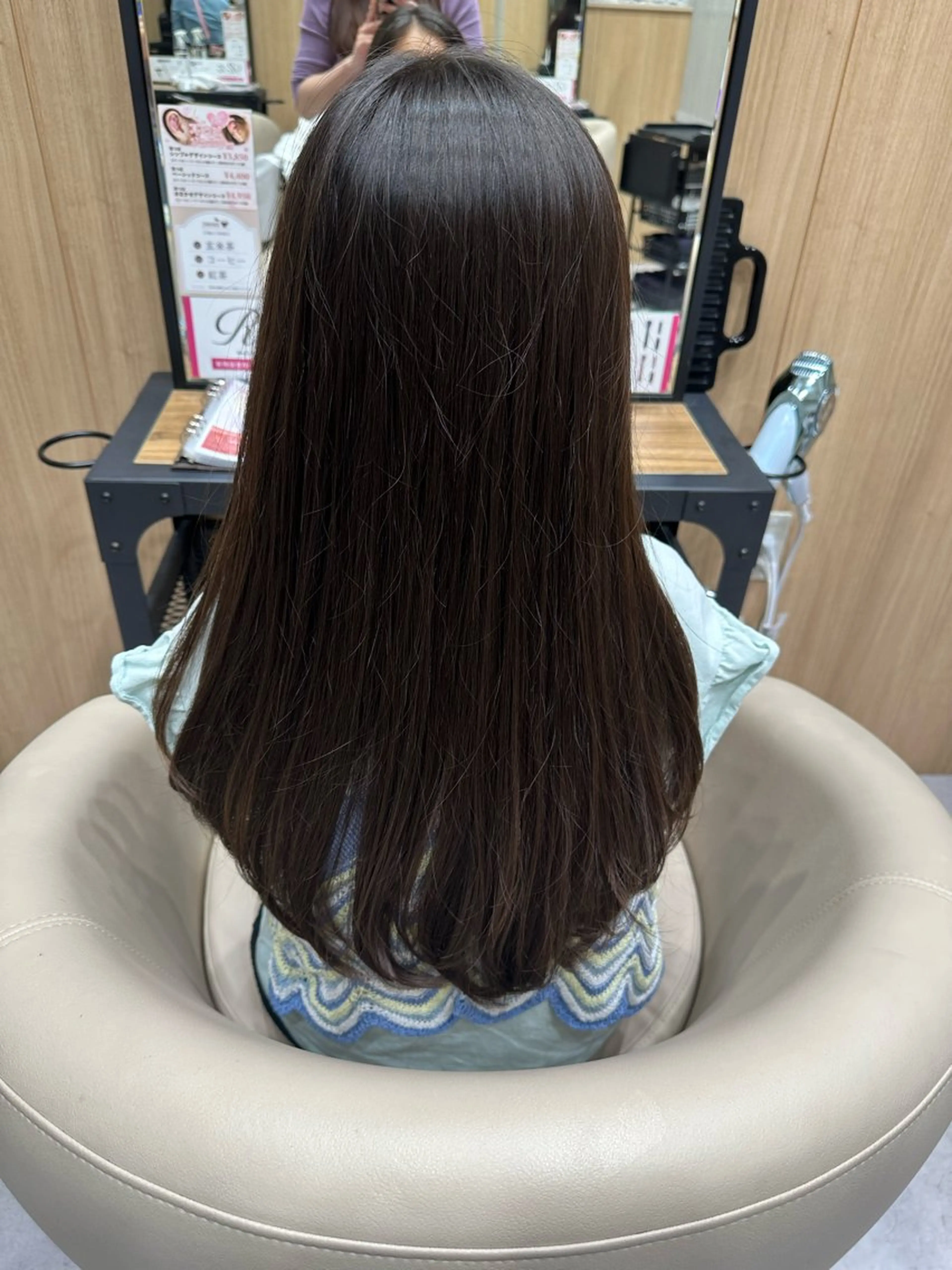 ロング 大滝 理子のヘアスタイル