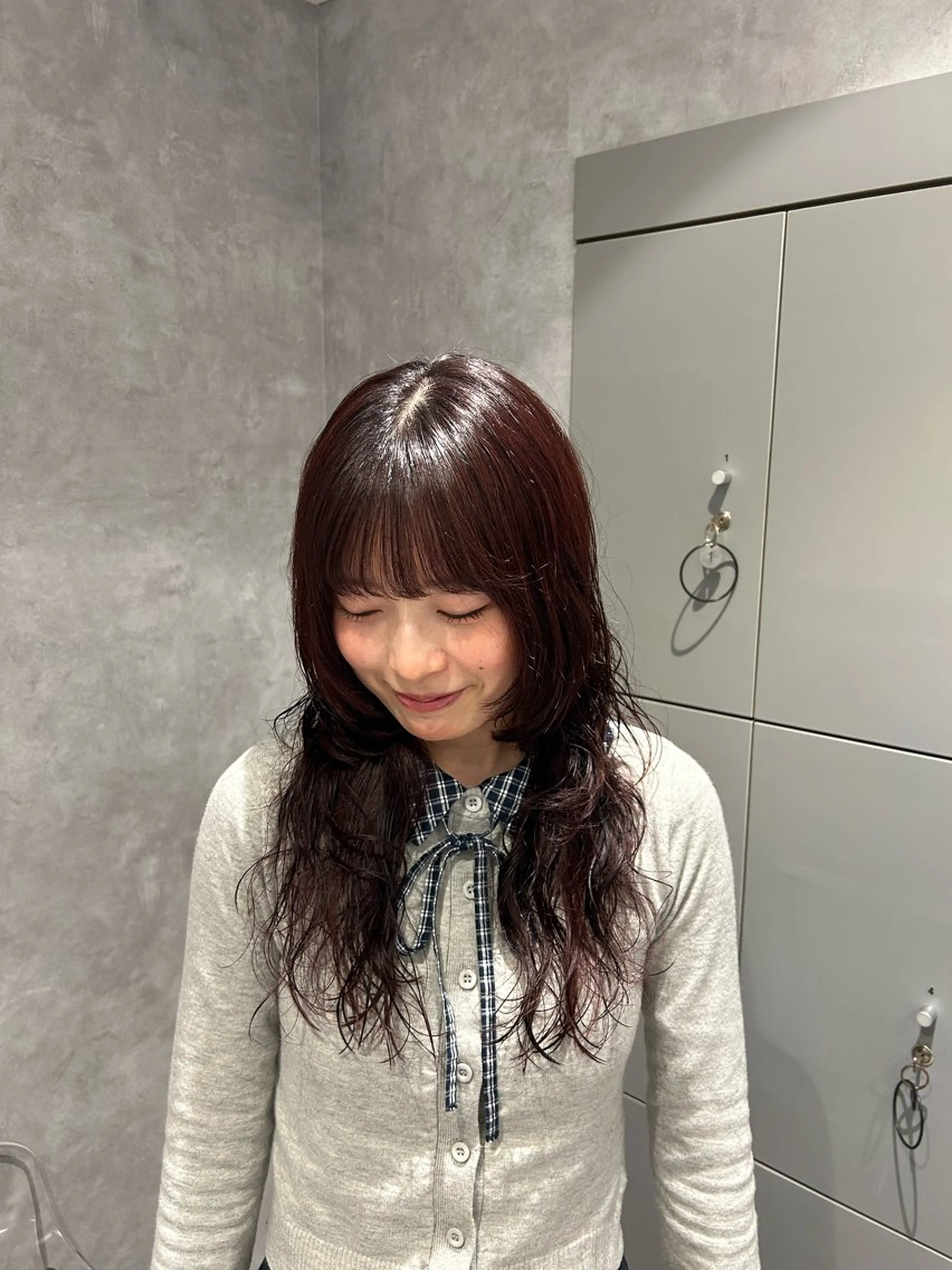 カラー ブラウンカラー カシス ⭐️HEDI YUKI⭐️のヘアスタイル
