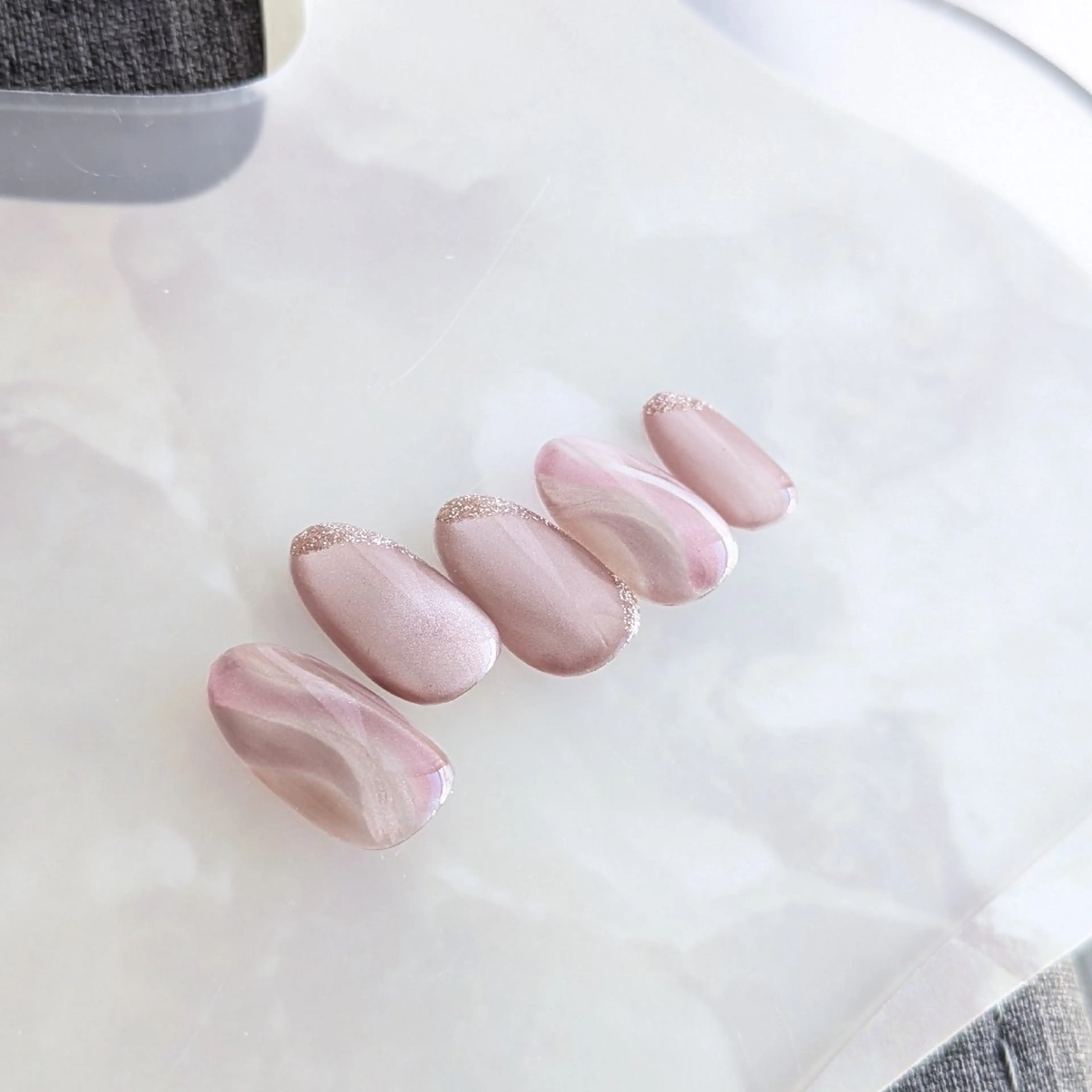 ネイル 入学式 卒業式 ニュアンスネイル オフィスネイル ピンク Nail Salon   AO✳Emiのネイルデザイン