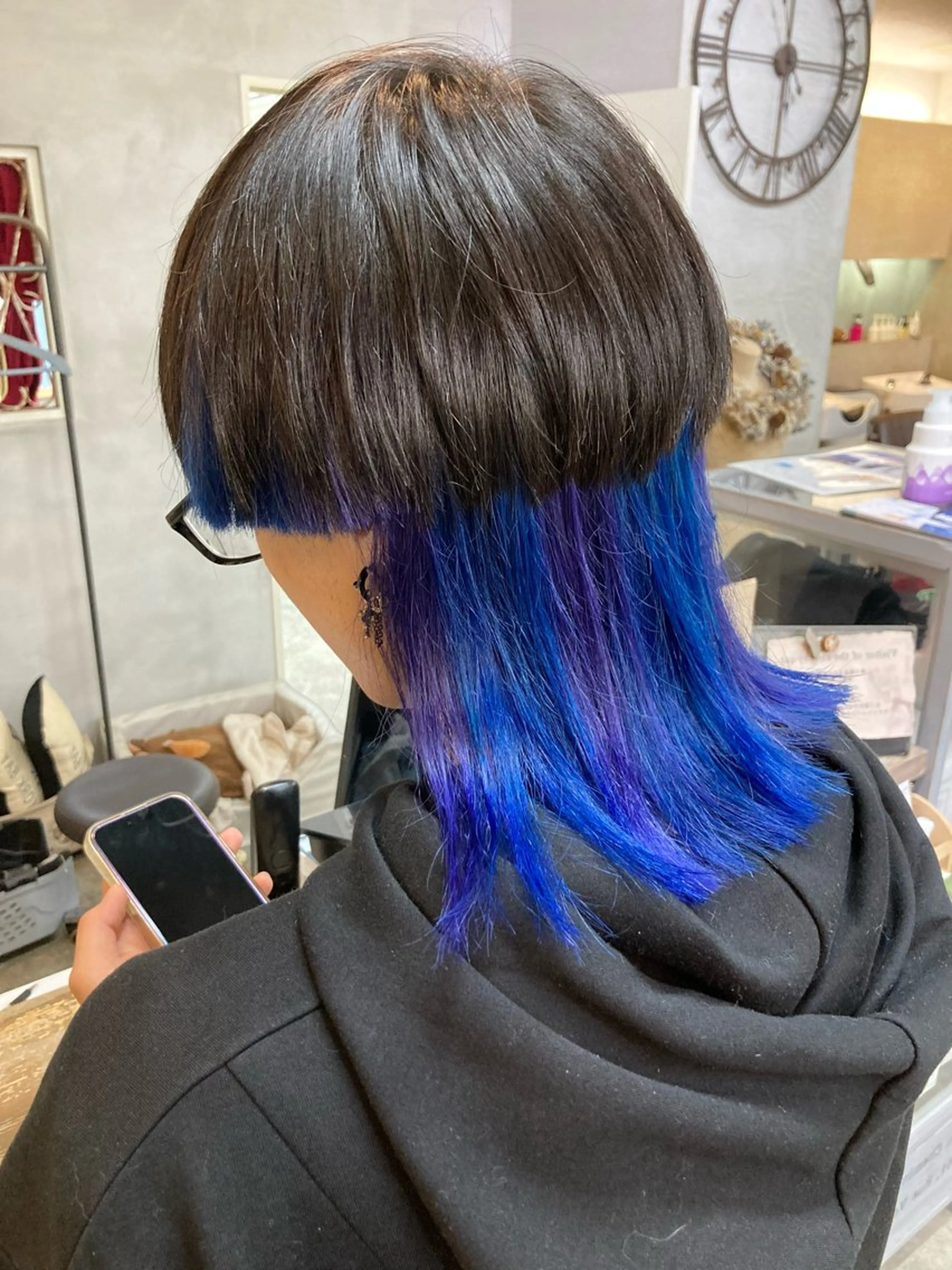 カラー メンズ ブルーカラー ヘアカラー 新田龍之輔 →メンズ／派手髪のヘアスタイル