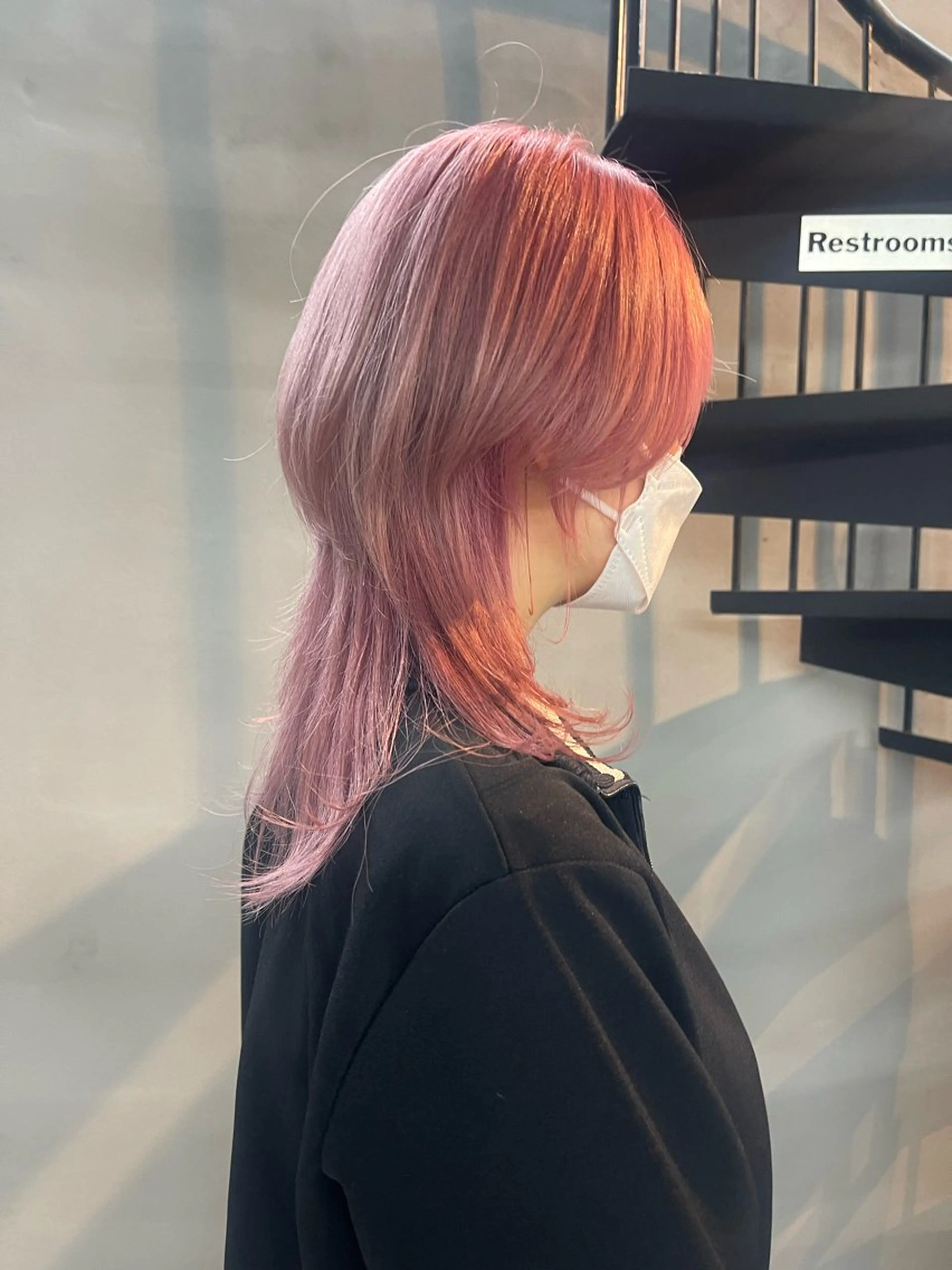 セミロング ハイレイヤー レイヤーカット ウルフカット 柏 ウルフ/レイヤー 田中佐和🐺のヘアスタイル