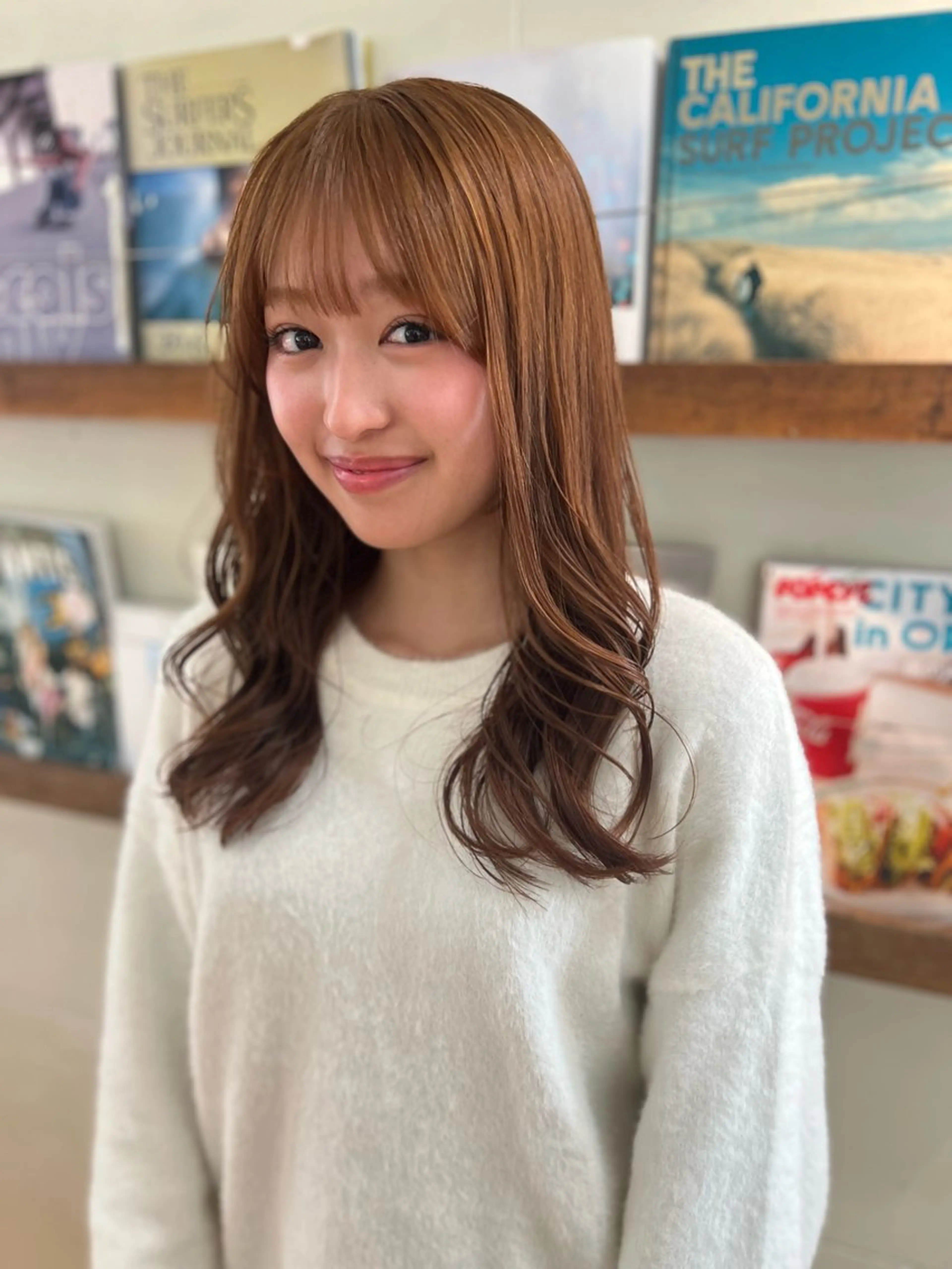 セミロング YUIKA 江古田のヘアスタイル