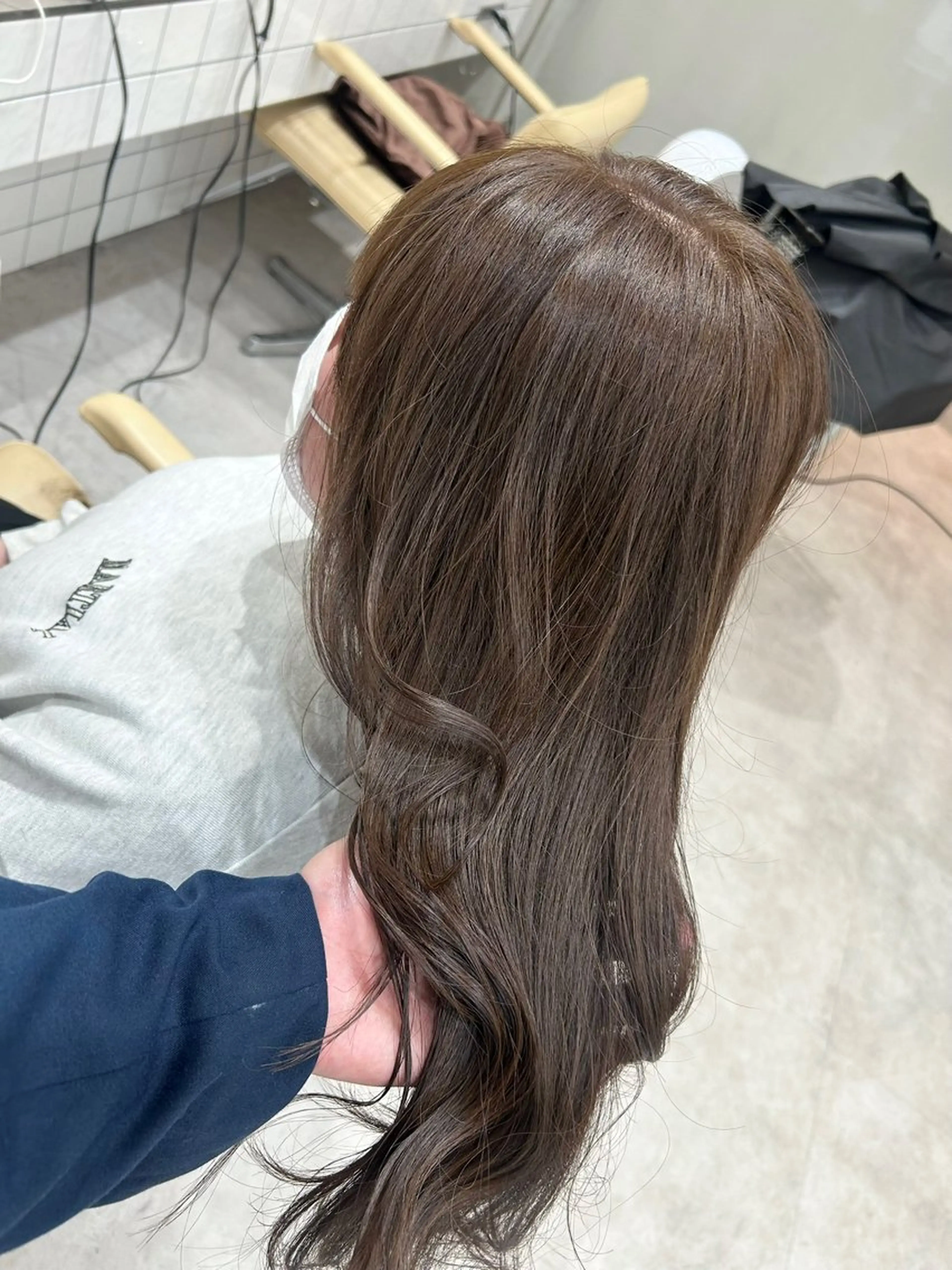 ロング カラー ベージュカラー ブリーチ 透明感カラー ブリーチなしカラー 🤎透明感カラー🍯 池袋東口/HIROのヘアスタイル
