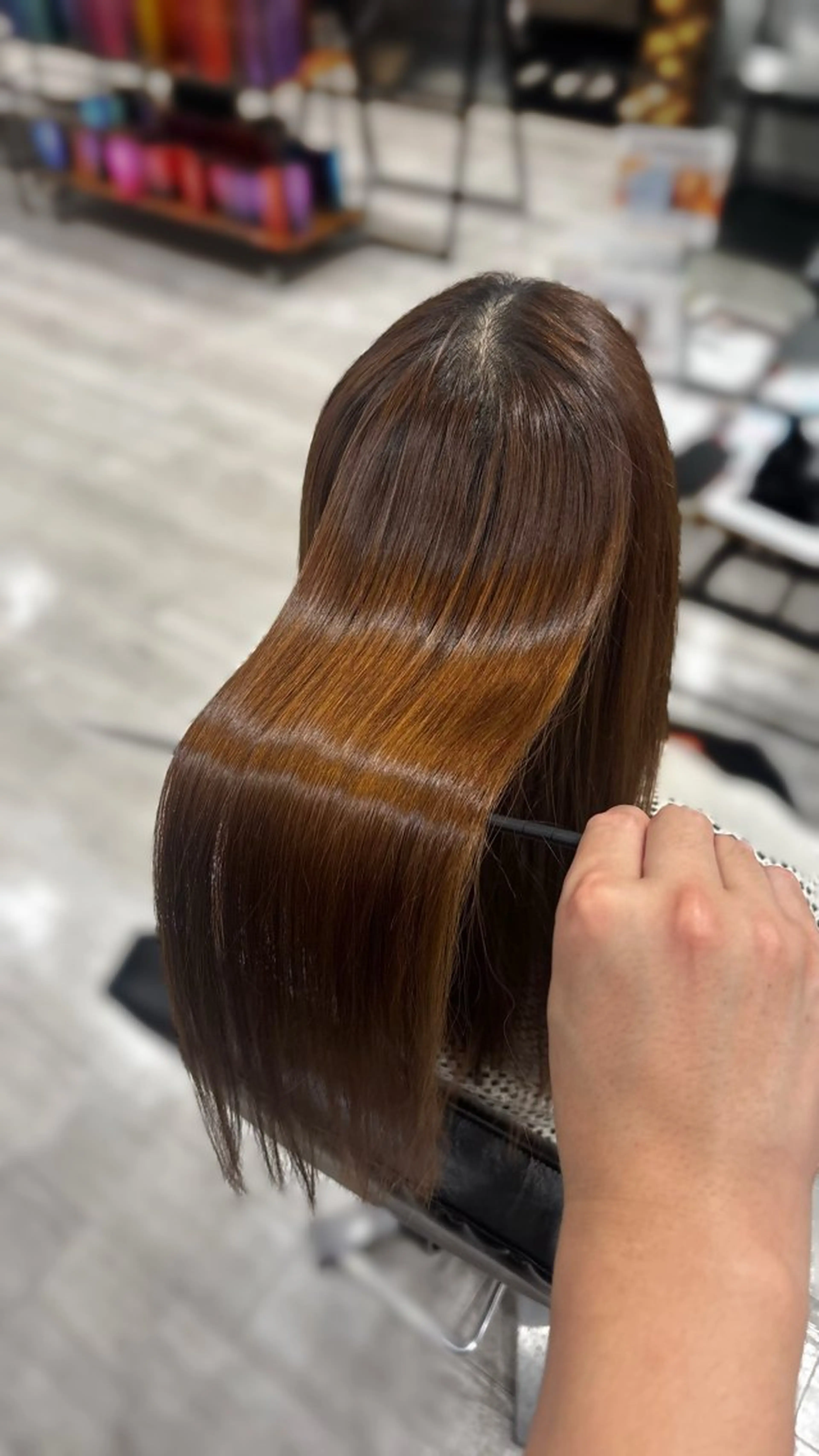 ロング 飯田 優希のヘアスタイル