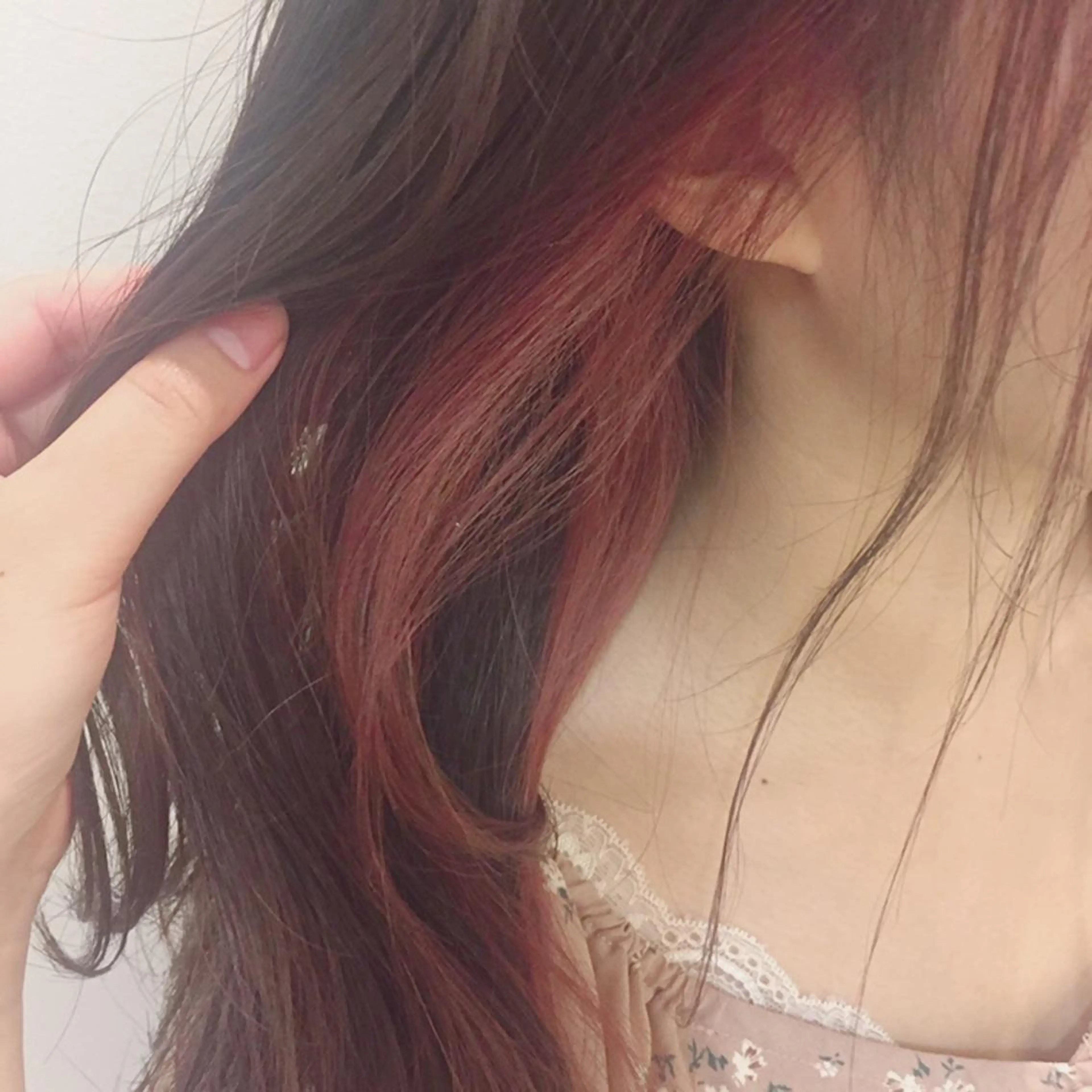 セミロング 盛れるレイヤーカット 得意🌹井上美沙のヘアスタイル
