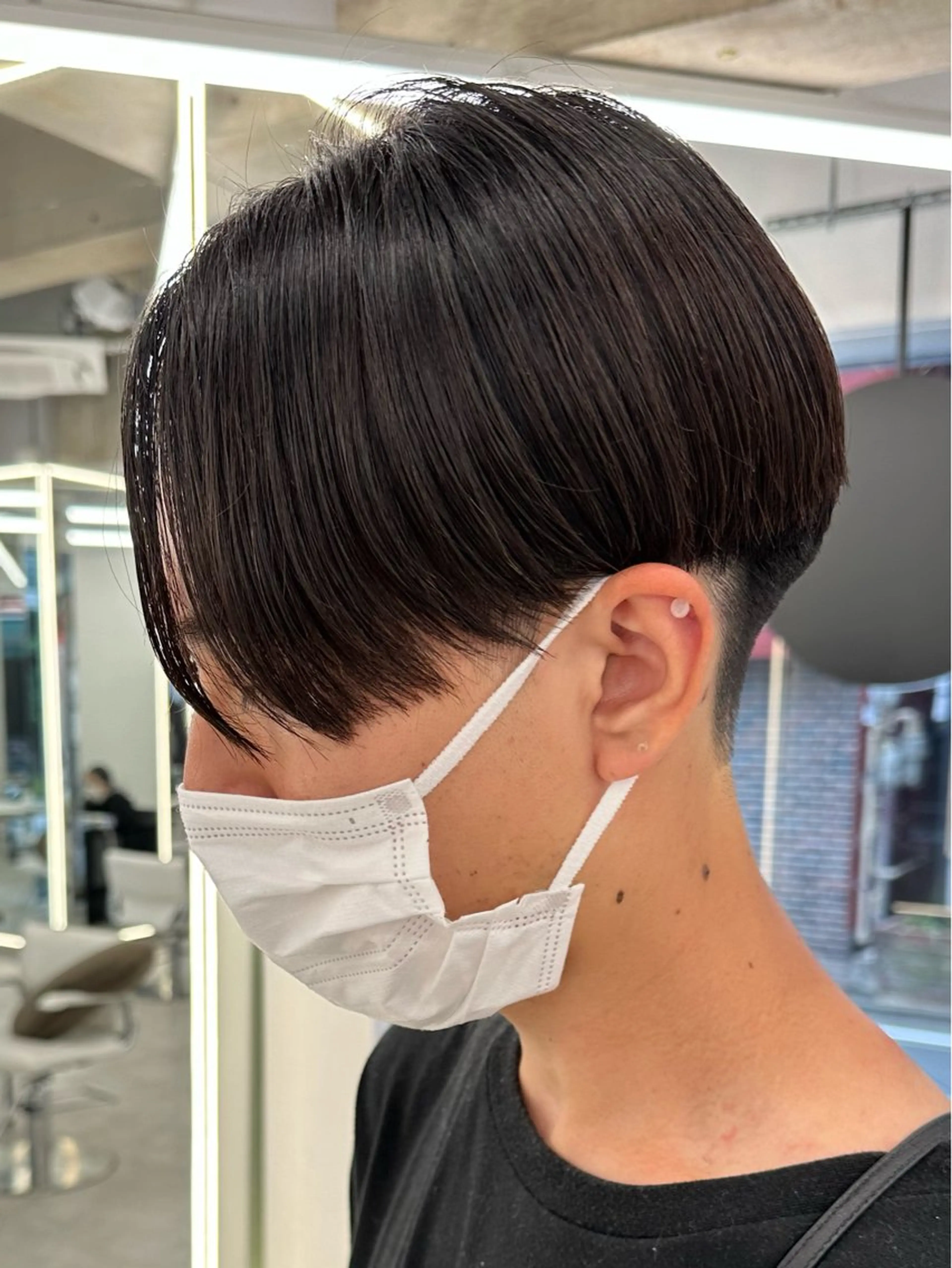 ショート カラー パーマ メンズ Vir by browのヘアスタイル