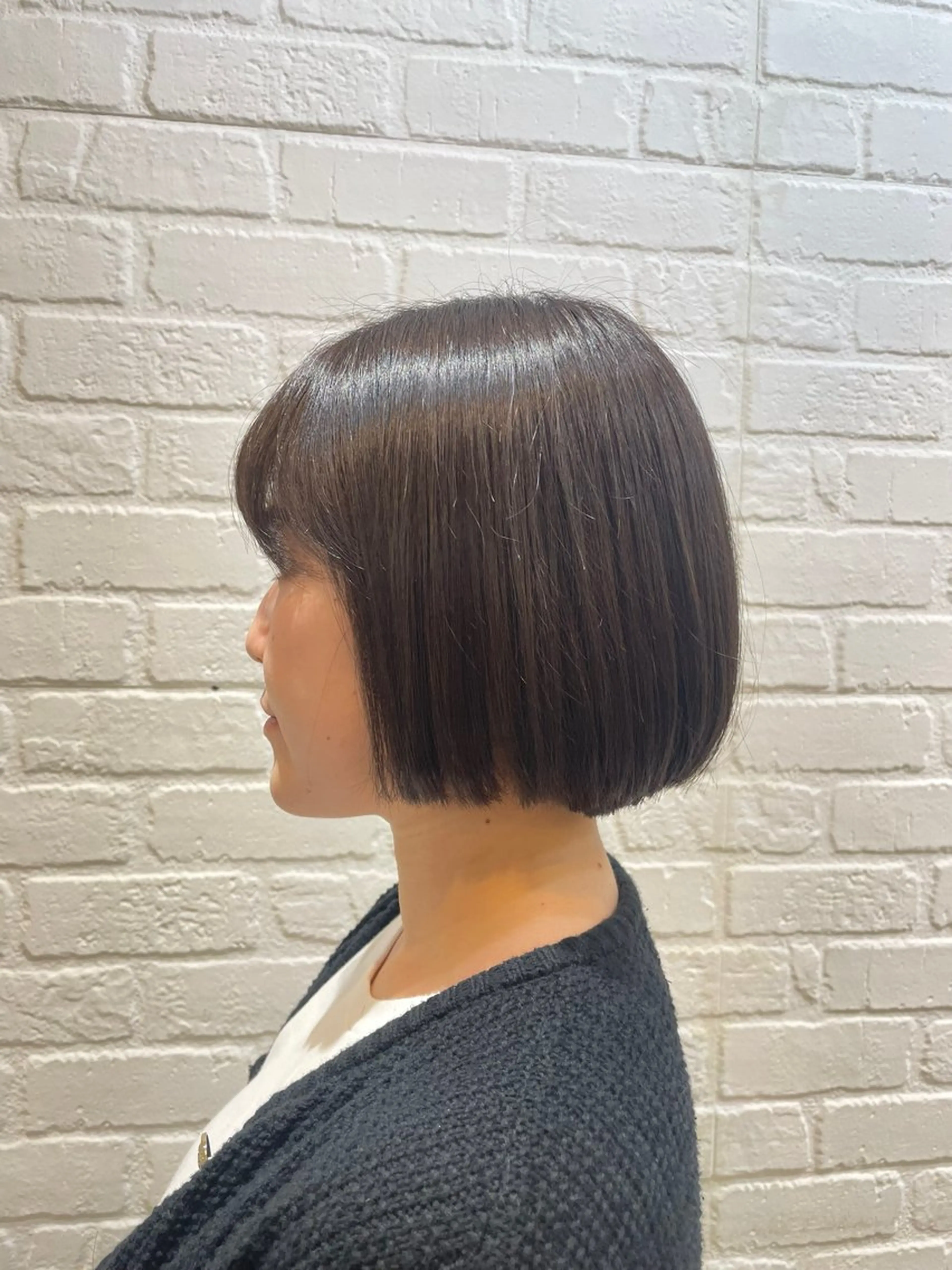 ミディアム ボブ カラーお任せ下さい ✨️おかだまなみのヘアスタイル