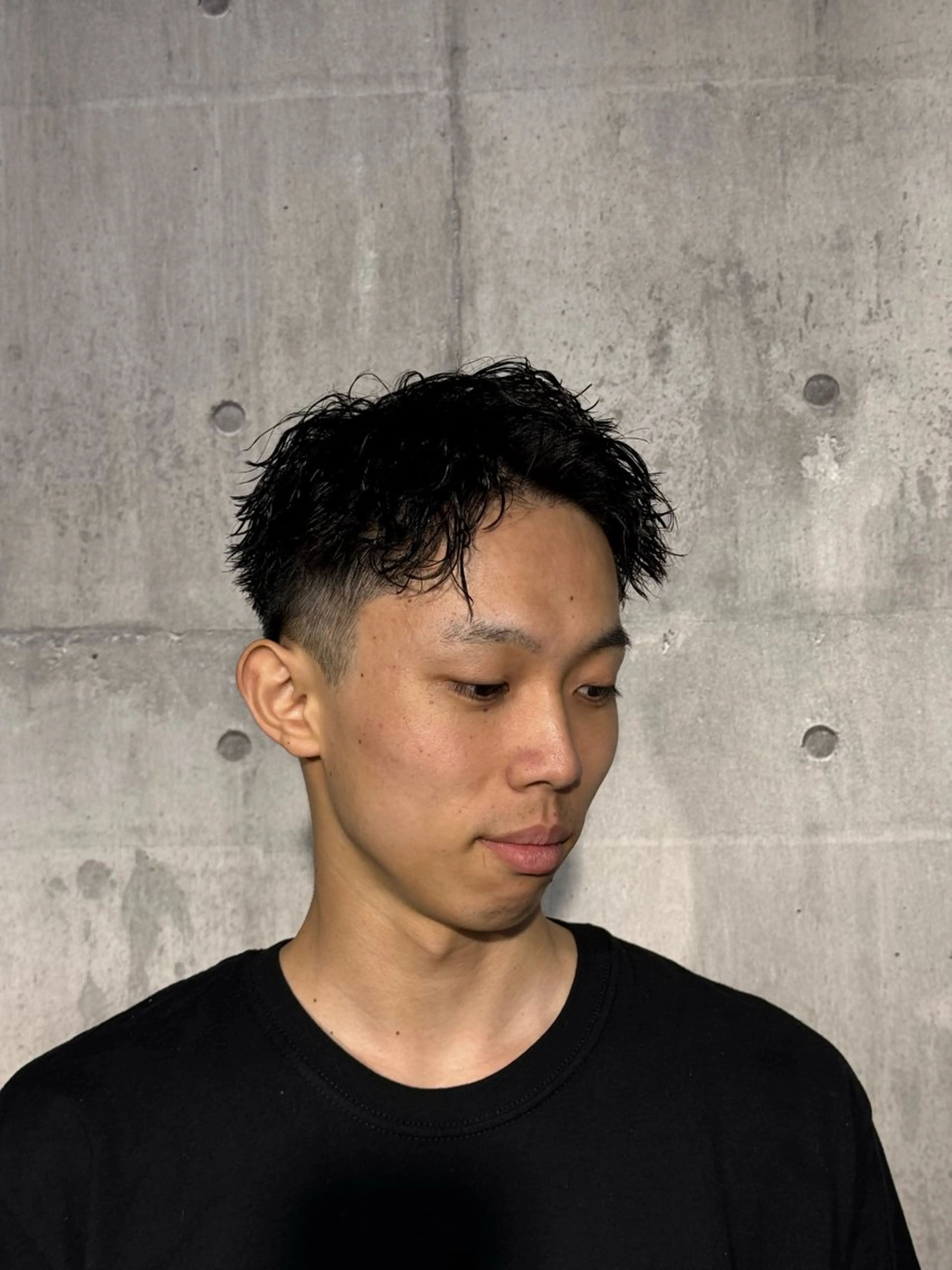 パーマ メンズ メンズパーマ カット パーマ 川崎 健翔のヘアスタイル