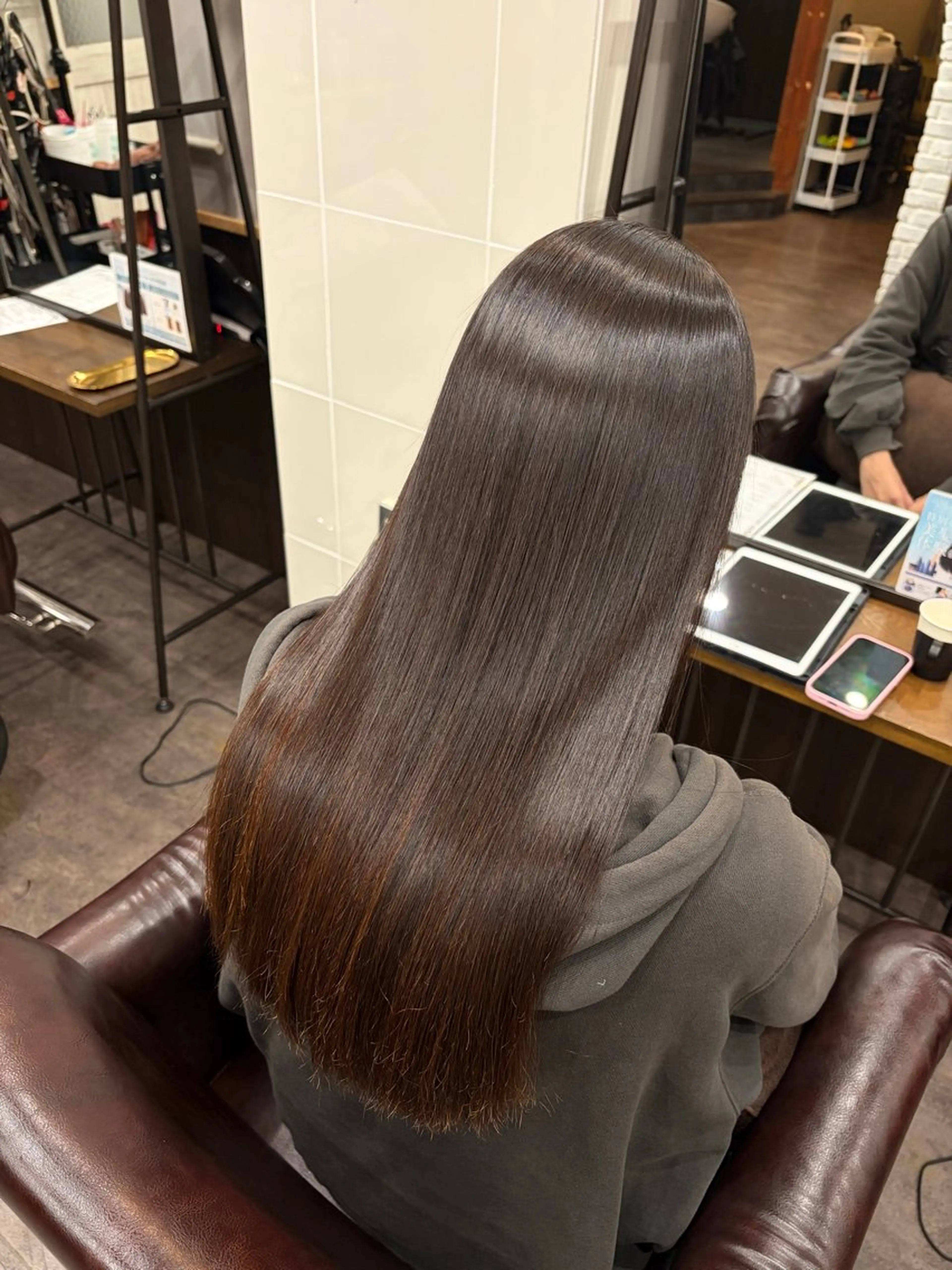 縮毛矯正 トリートメント Mejia Riseのヘアスタイル