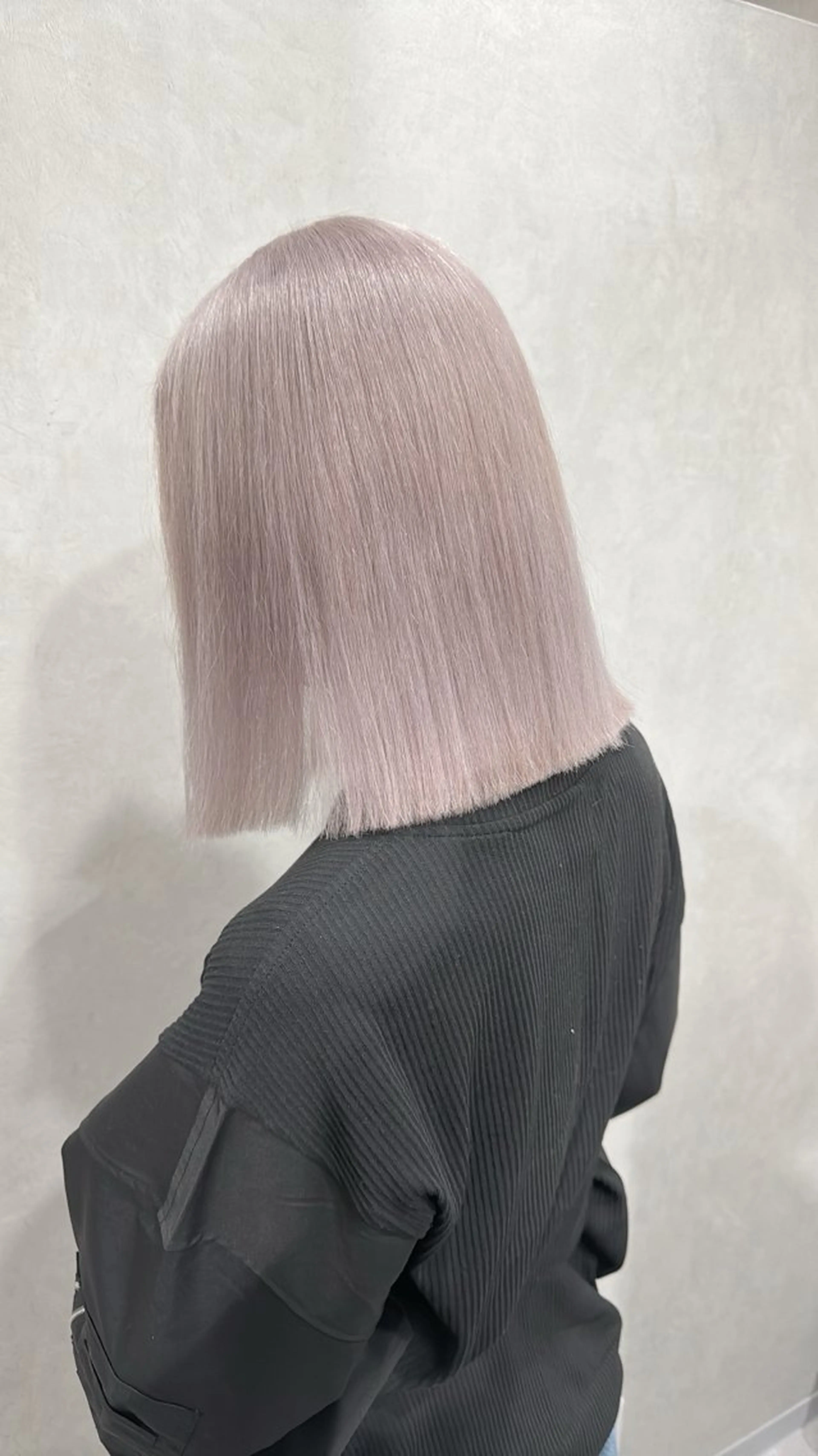 🧚新規限定🧚【憧れのホワイトヘア🤍】トリプルカラー(ケアブリーチ&ブランドカラー込み)💓 🫧ミニモ特別価格💖の写真