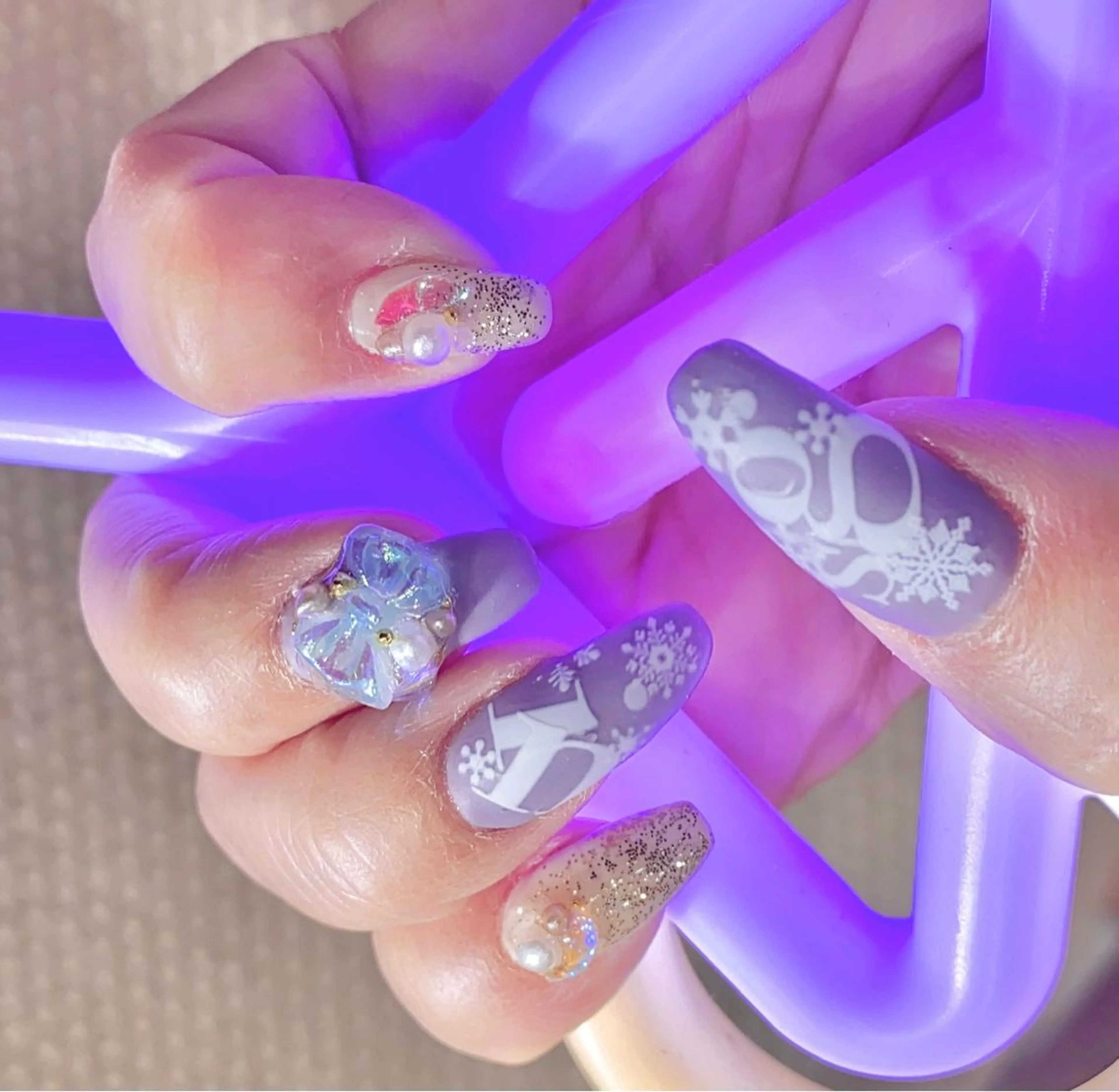 ネイル マットネイル VIST☆ ｍａｍｉのネイルデザイン