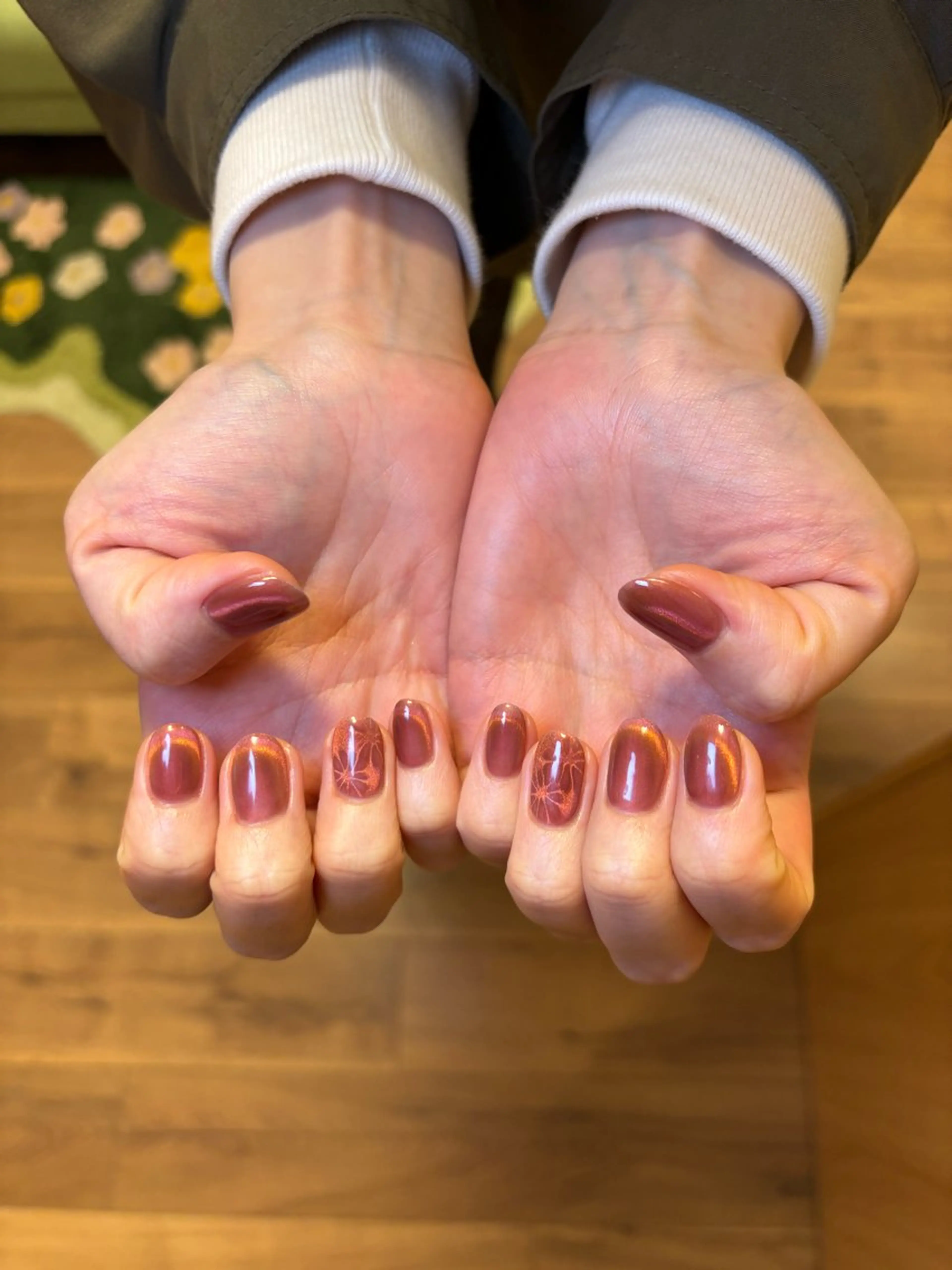 ネイル マグネットネイル 京 美人のネイルデザイン