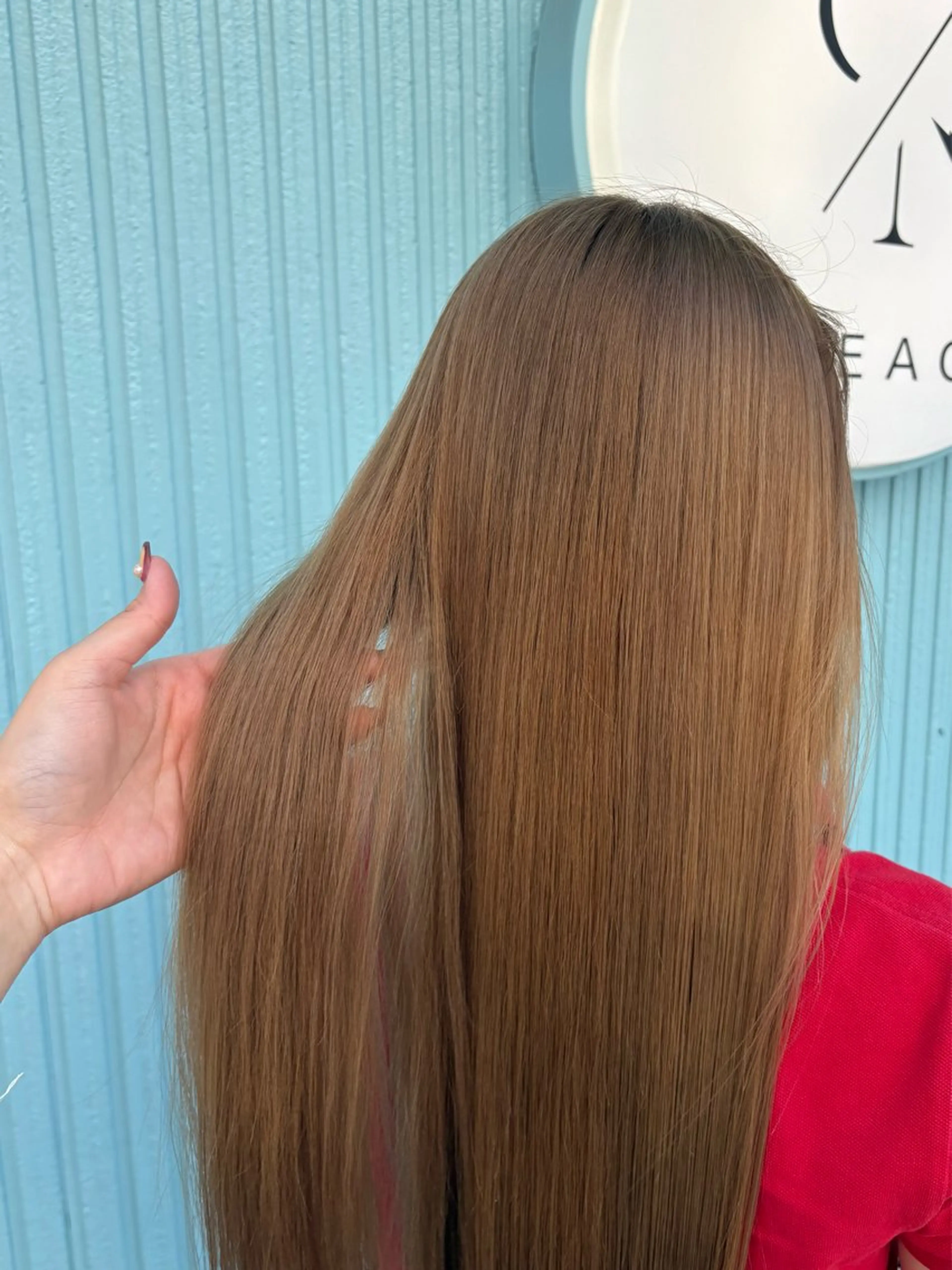 ロング 🩶西 雪乃/透明感 くすみカラー🫧のヘアスタイル