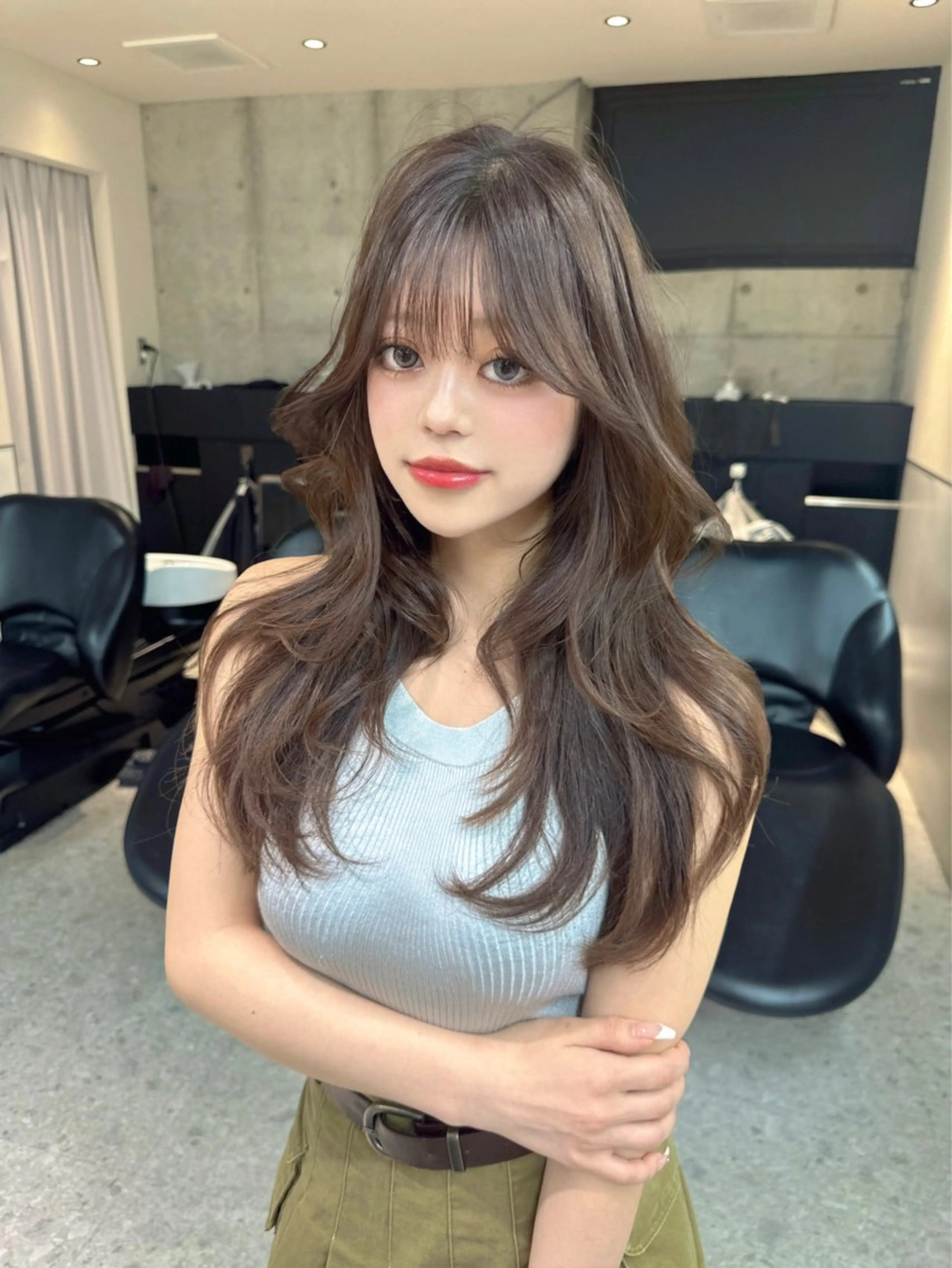 ロング カラー カット ヘアカラー トリートメント 《髪質改善✖️オリー ブ🧸》小嶋拓也のヘアスタイル