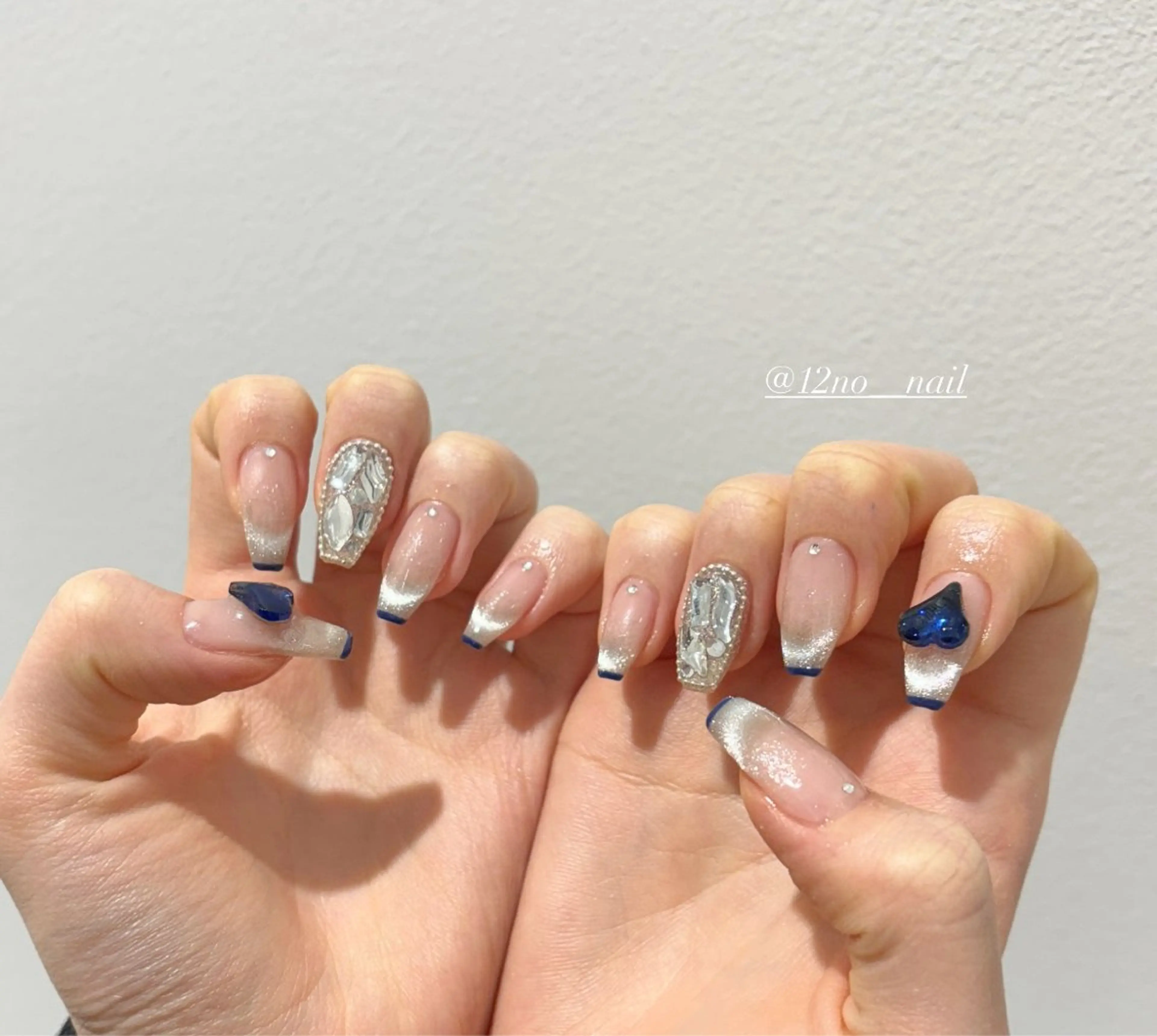 ネイル ハート ハンドネイル beau'r noaのネイルデザイン