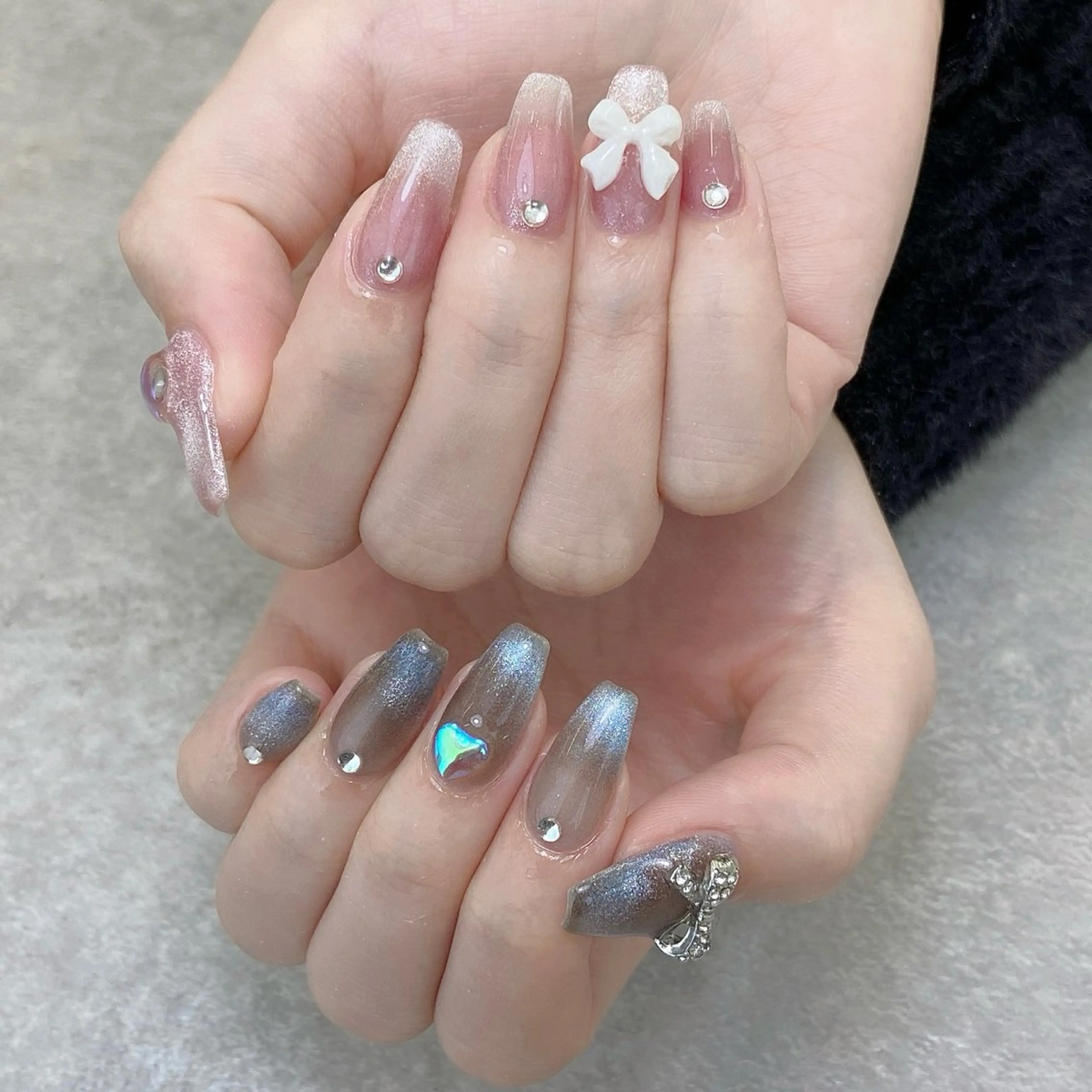 ネイル ストーンネイル ハンドネイル Ayane 🫧のネイルデザイン