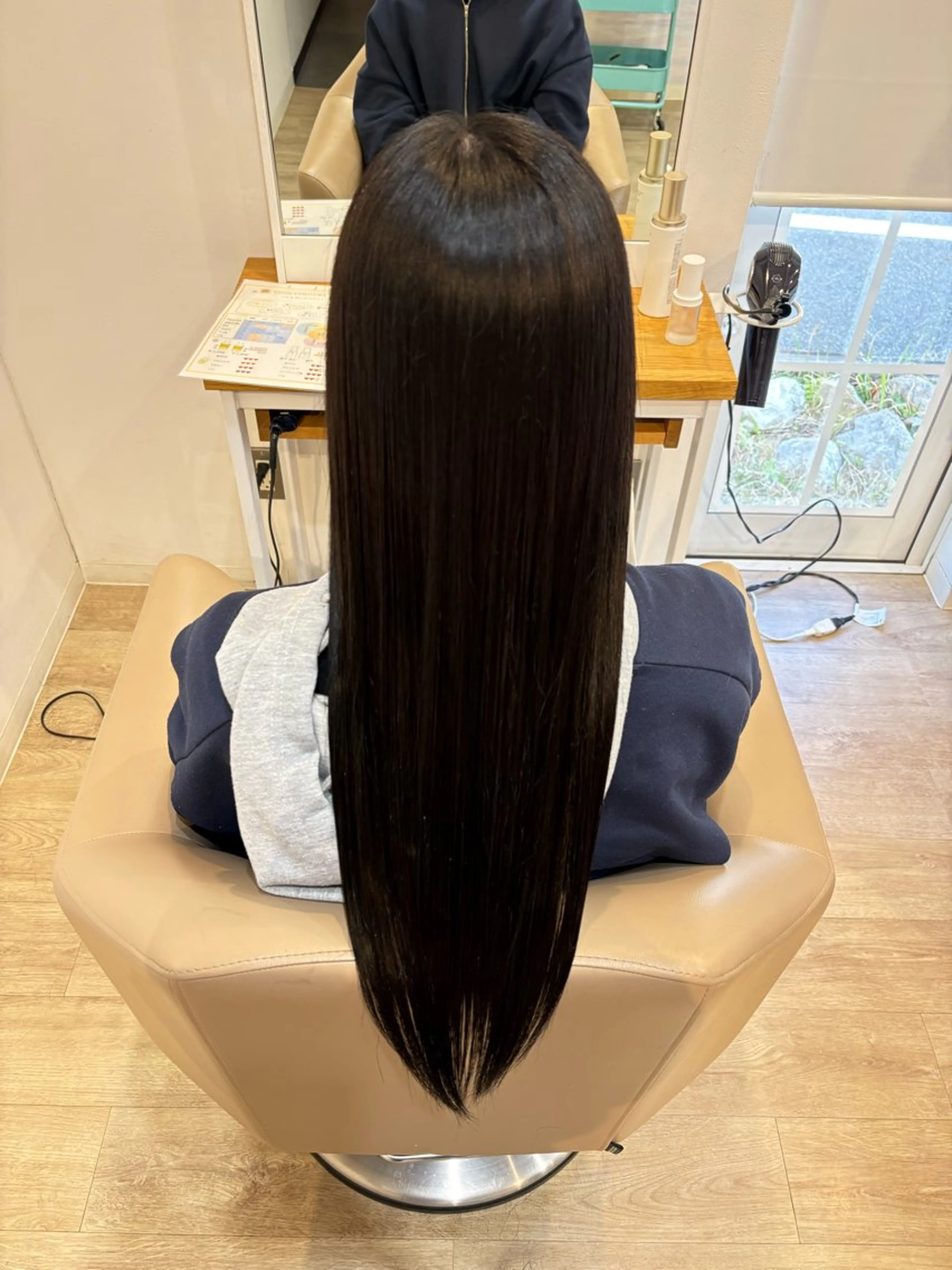 ロング カラー 加藤 七夕奈のヘアスタイル