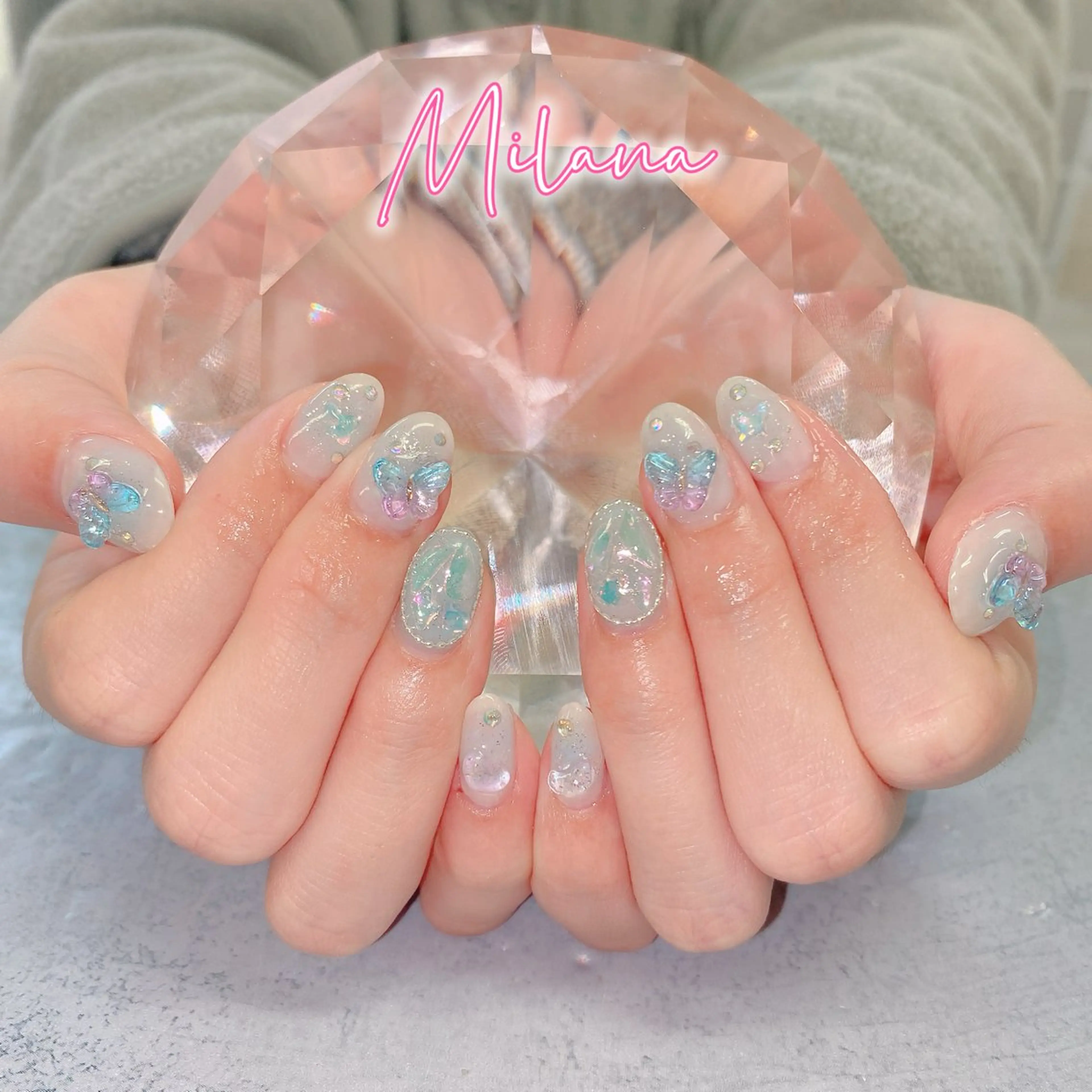 ネイル チークネイル ハンドネイル Milana （研修生メニュー）のネイルデザイン