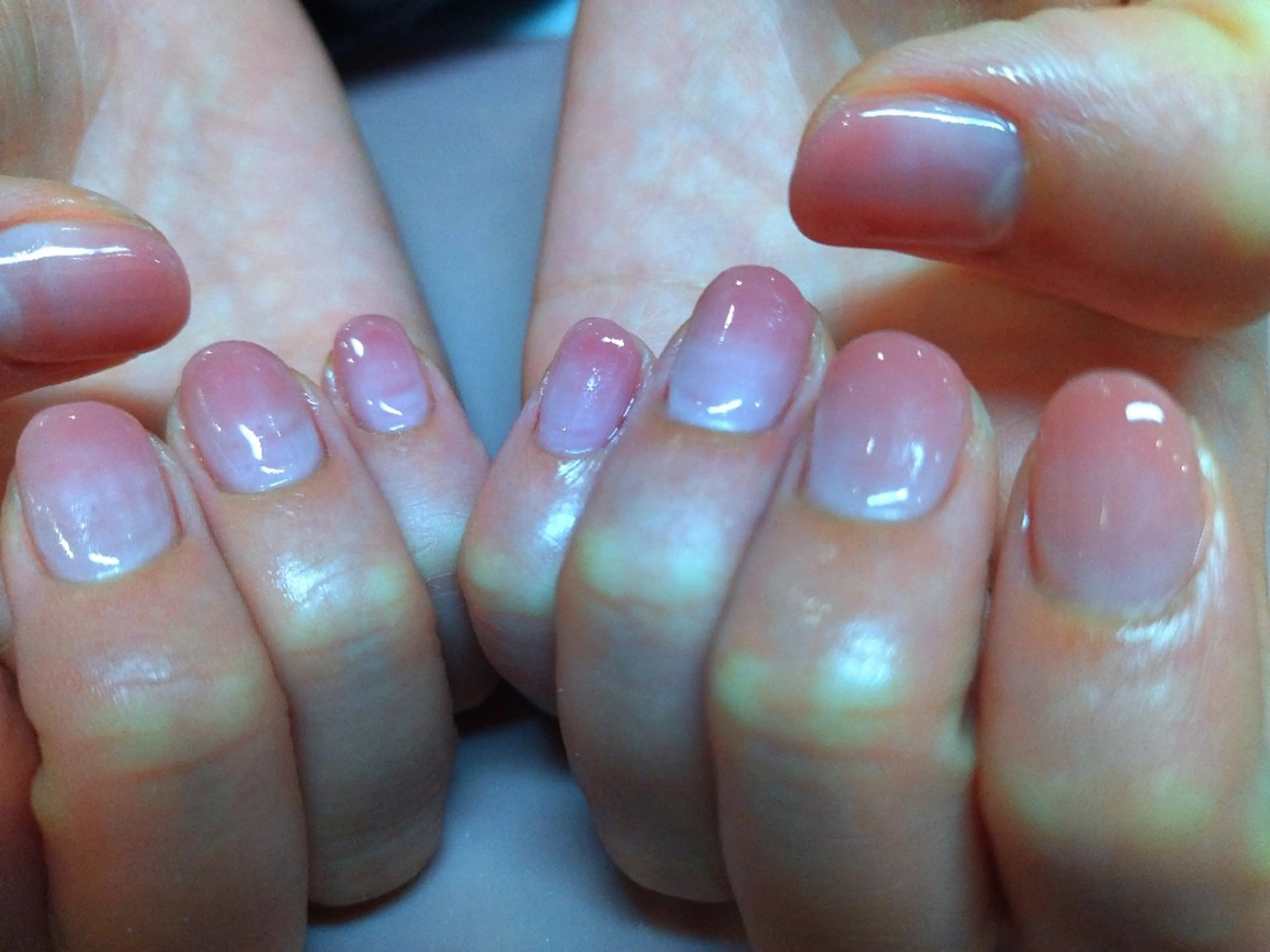 ネイル ハンドネイル 鐙 桃華のネイルデザイン