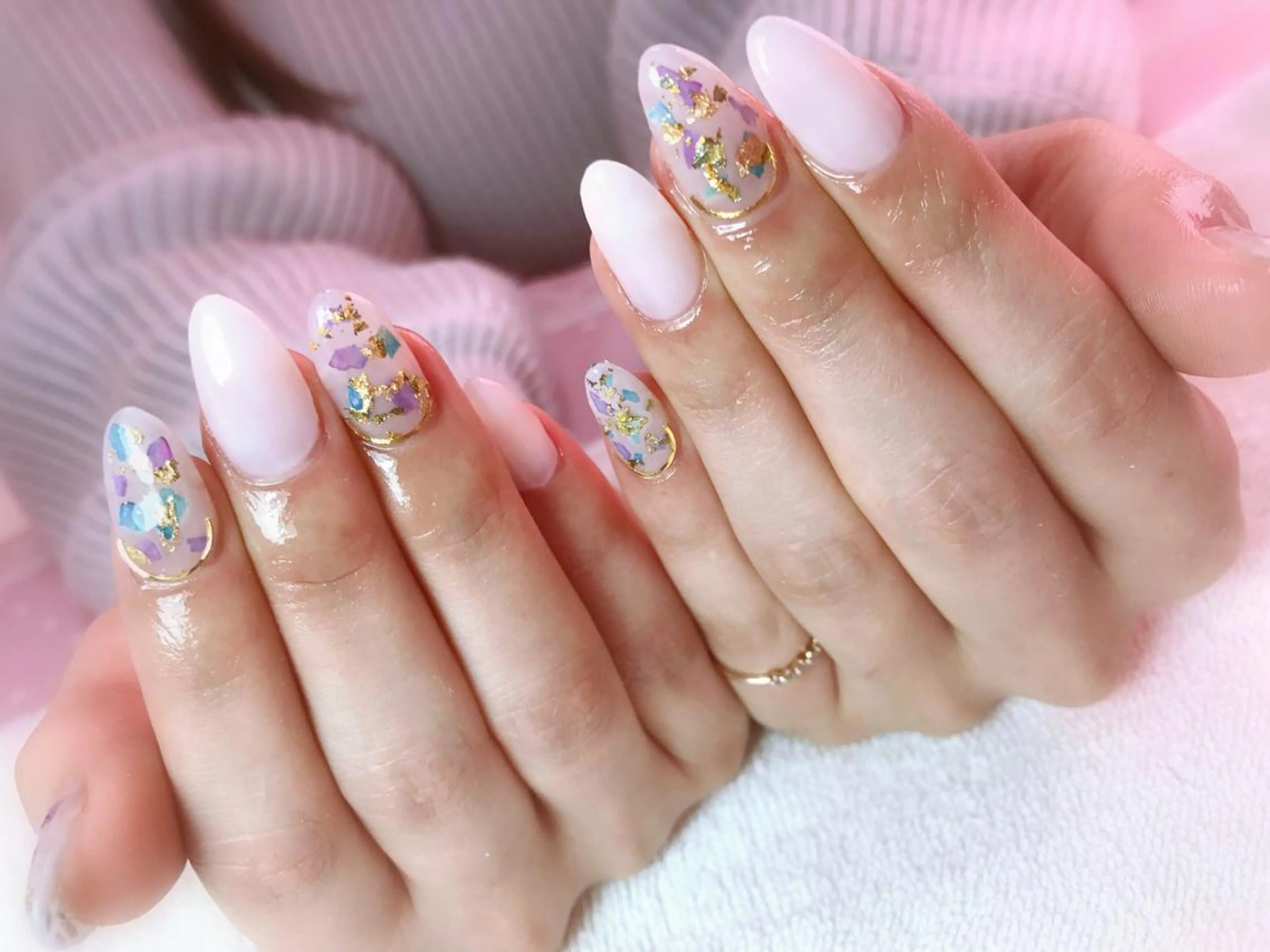 ネイル ホワイト Era nailのネイルデザイン