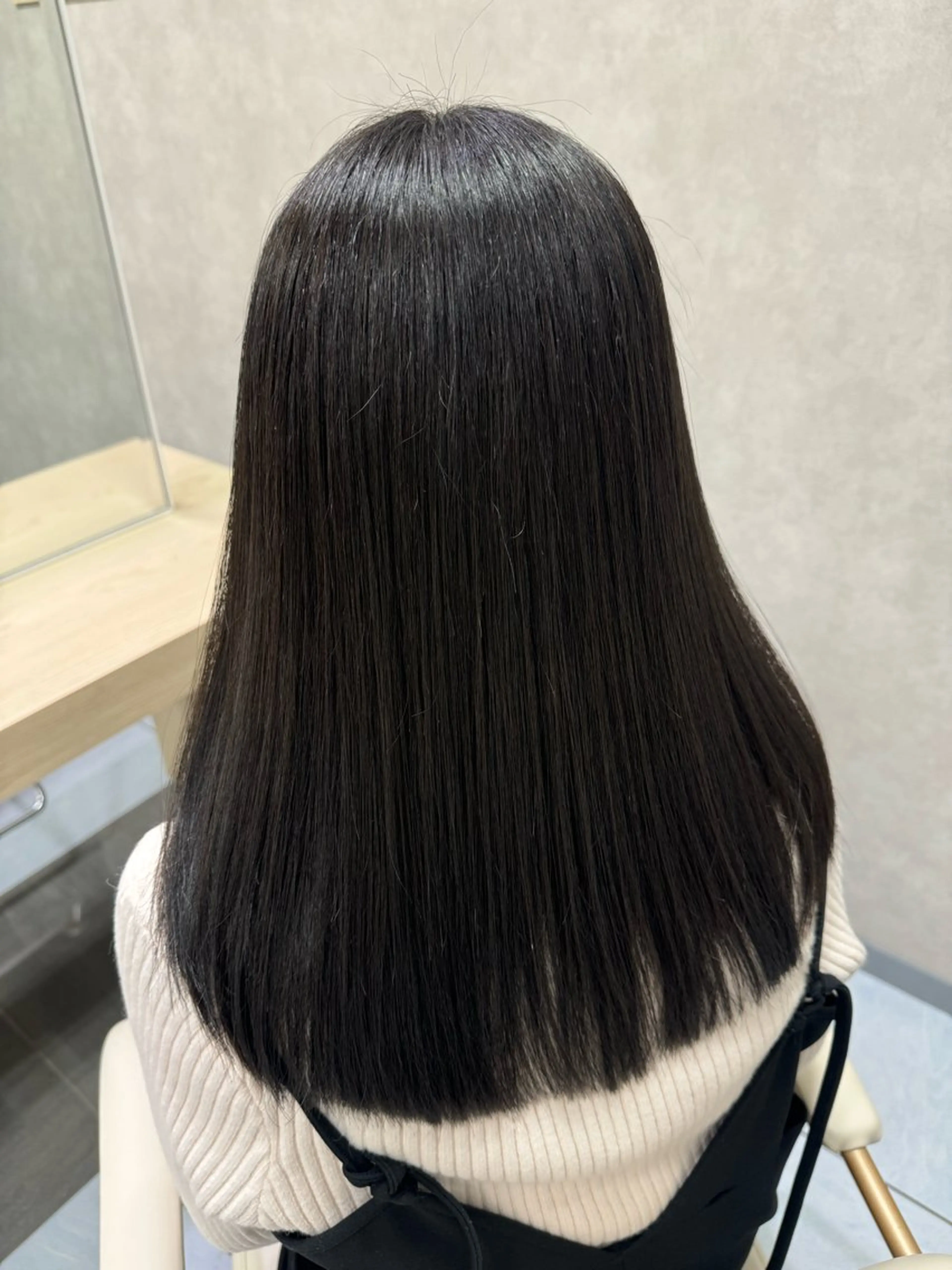 ロング カラー リアル上品盛れ/ 韓国ヘア/モモ/横浜のヘアスタイル