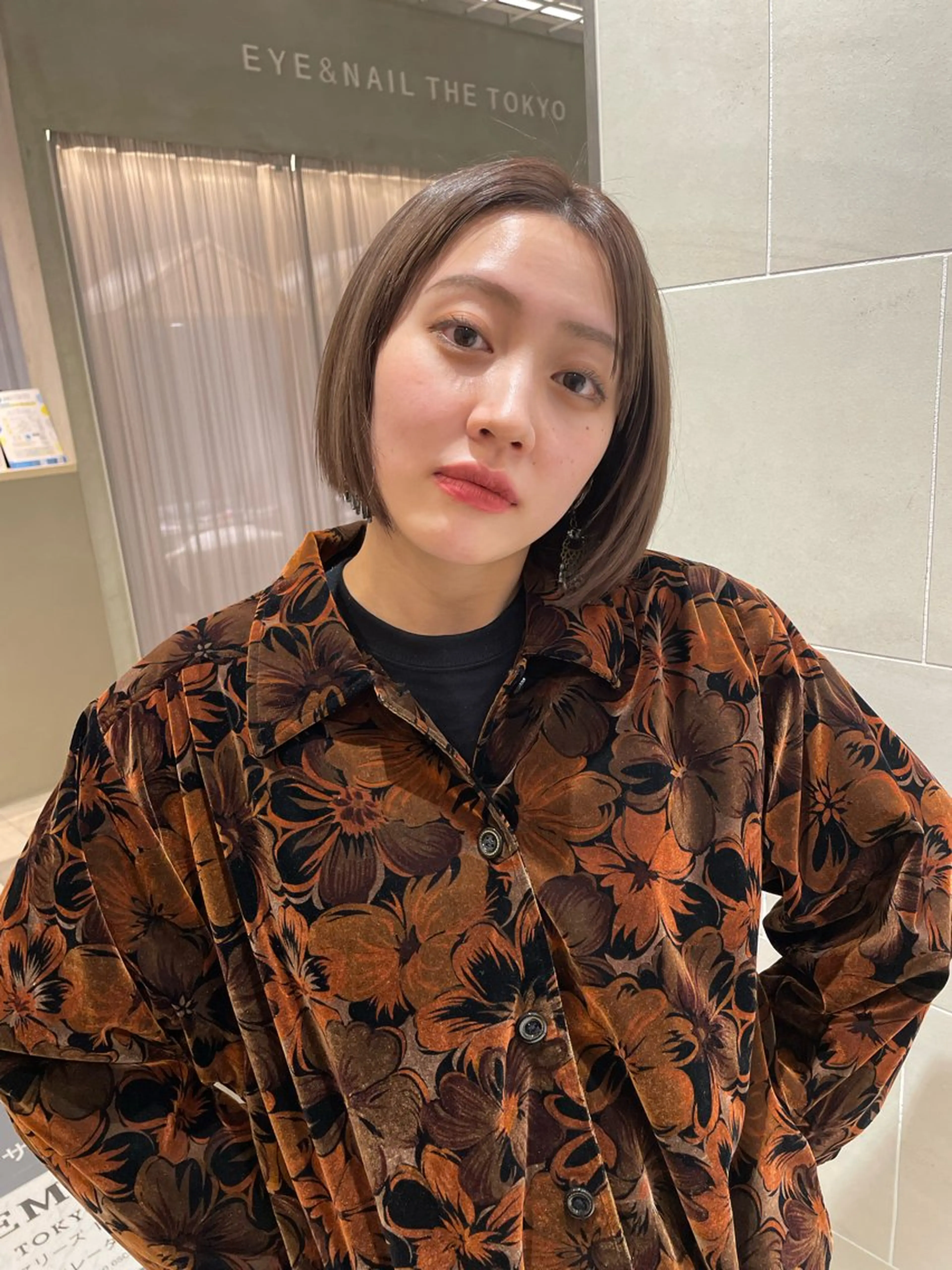 ミディアム 丸みショートボブ Narumi✂︎のヘアスタイル