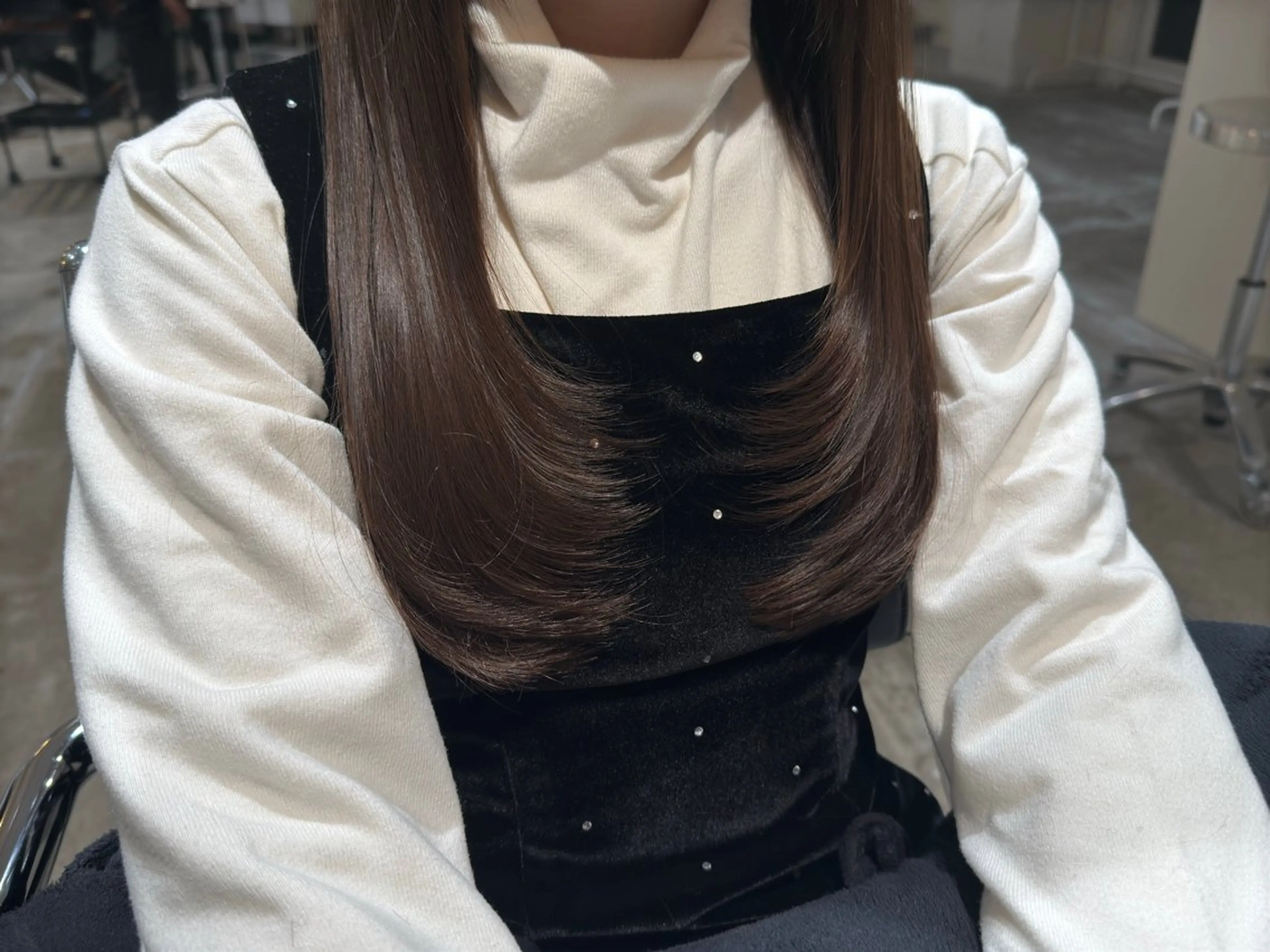 ロング レイヤーカット 新城 駿之介のヘアスタイル