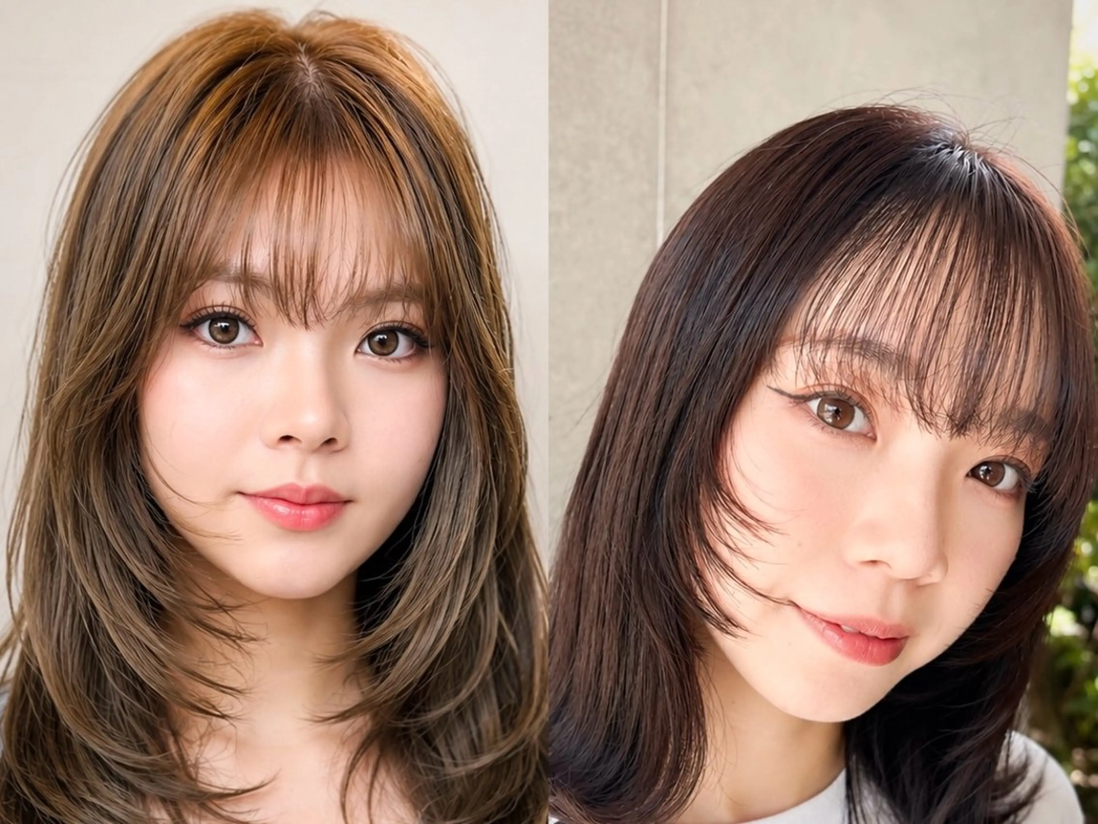ミディアム カット ヘアカラー トリートメント 似合わせ💖トレンド ✨TAKAMI😊のヘアスタイル