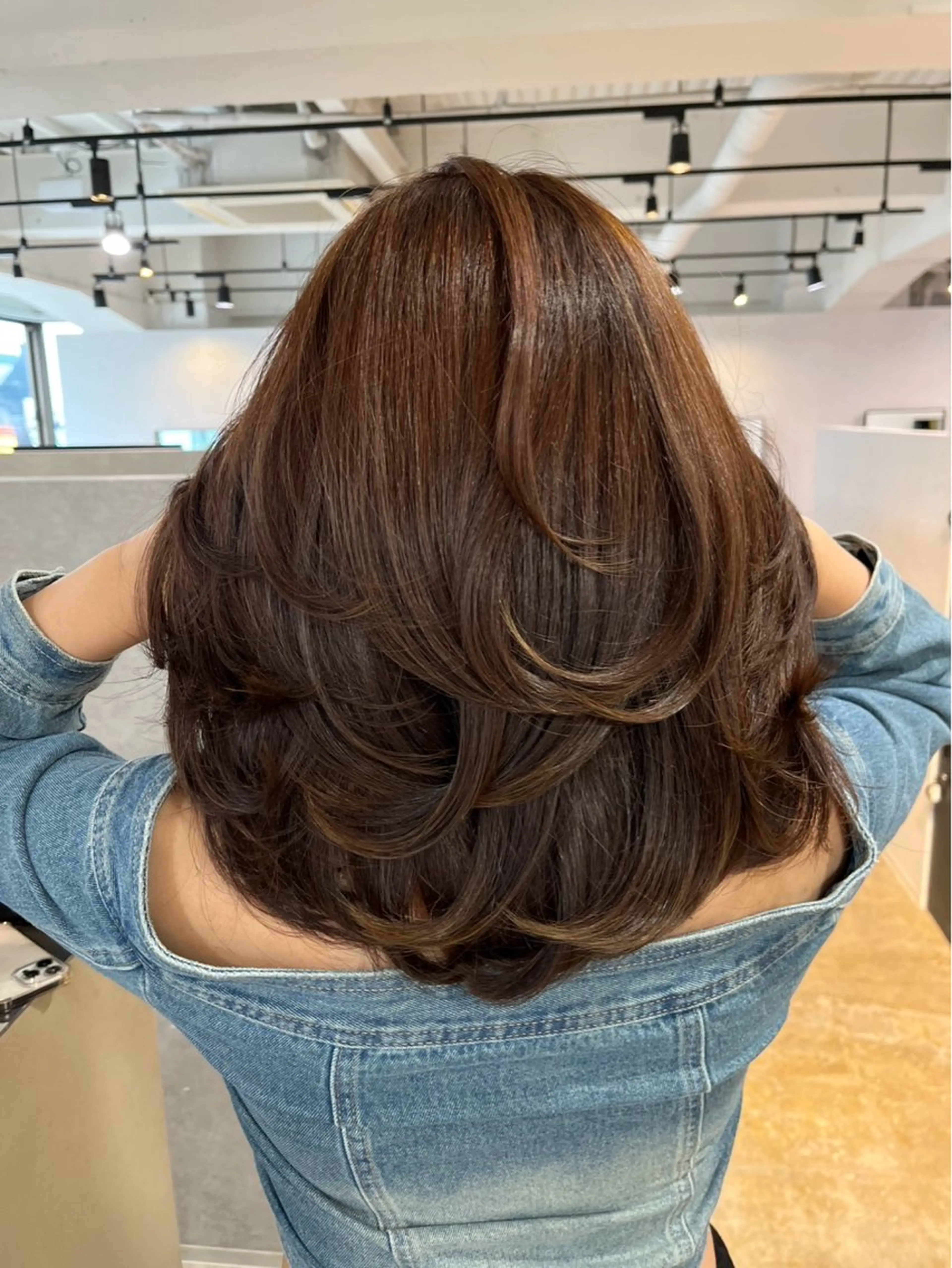 ミディアム 心斎橋/海外レイヤー 募集中三好玲奈のヘアスタイル