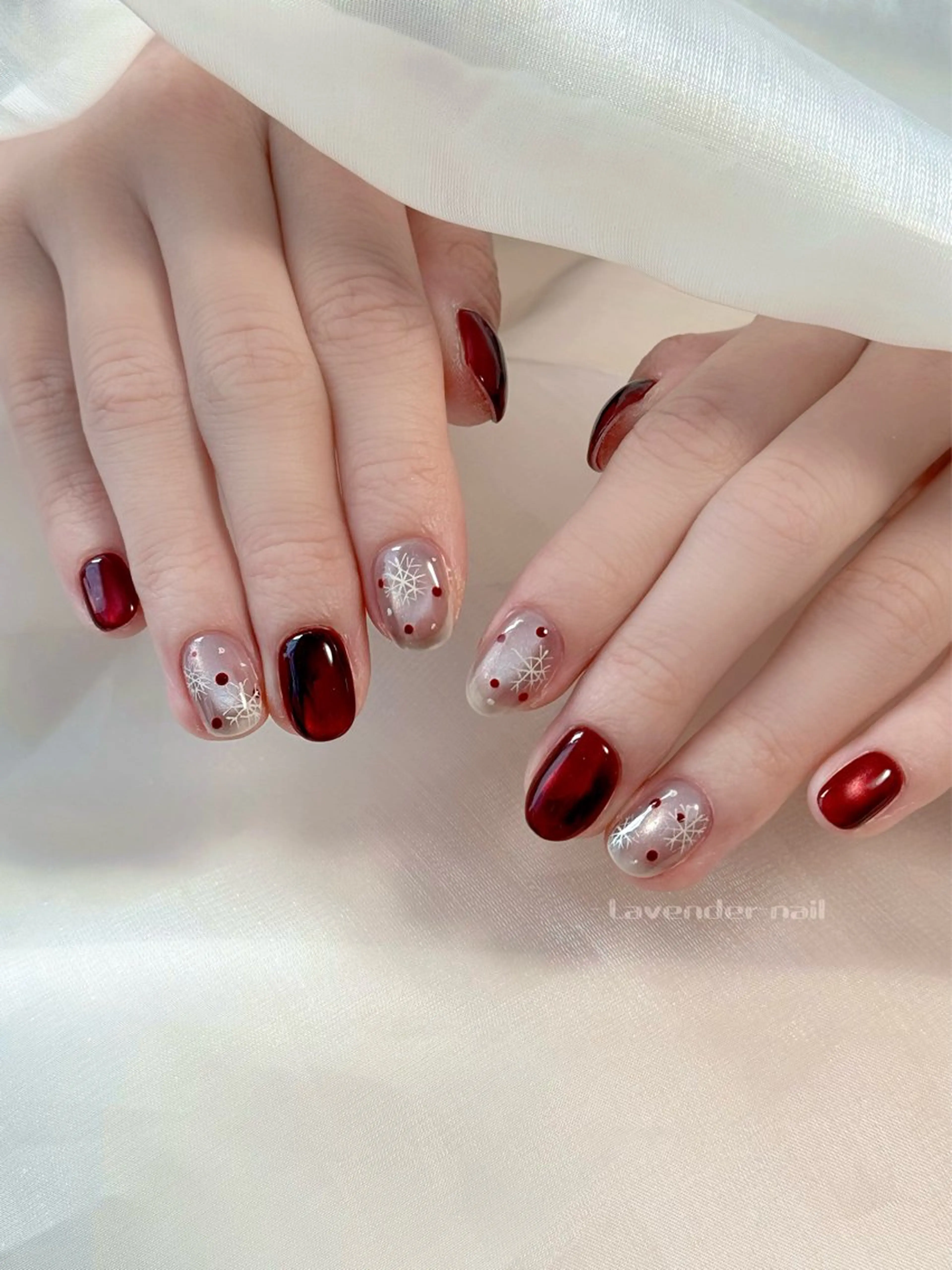 ネイル ハンドネイル Lavender nail·中島公園のネイルデザイン