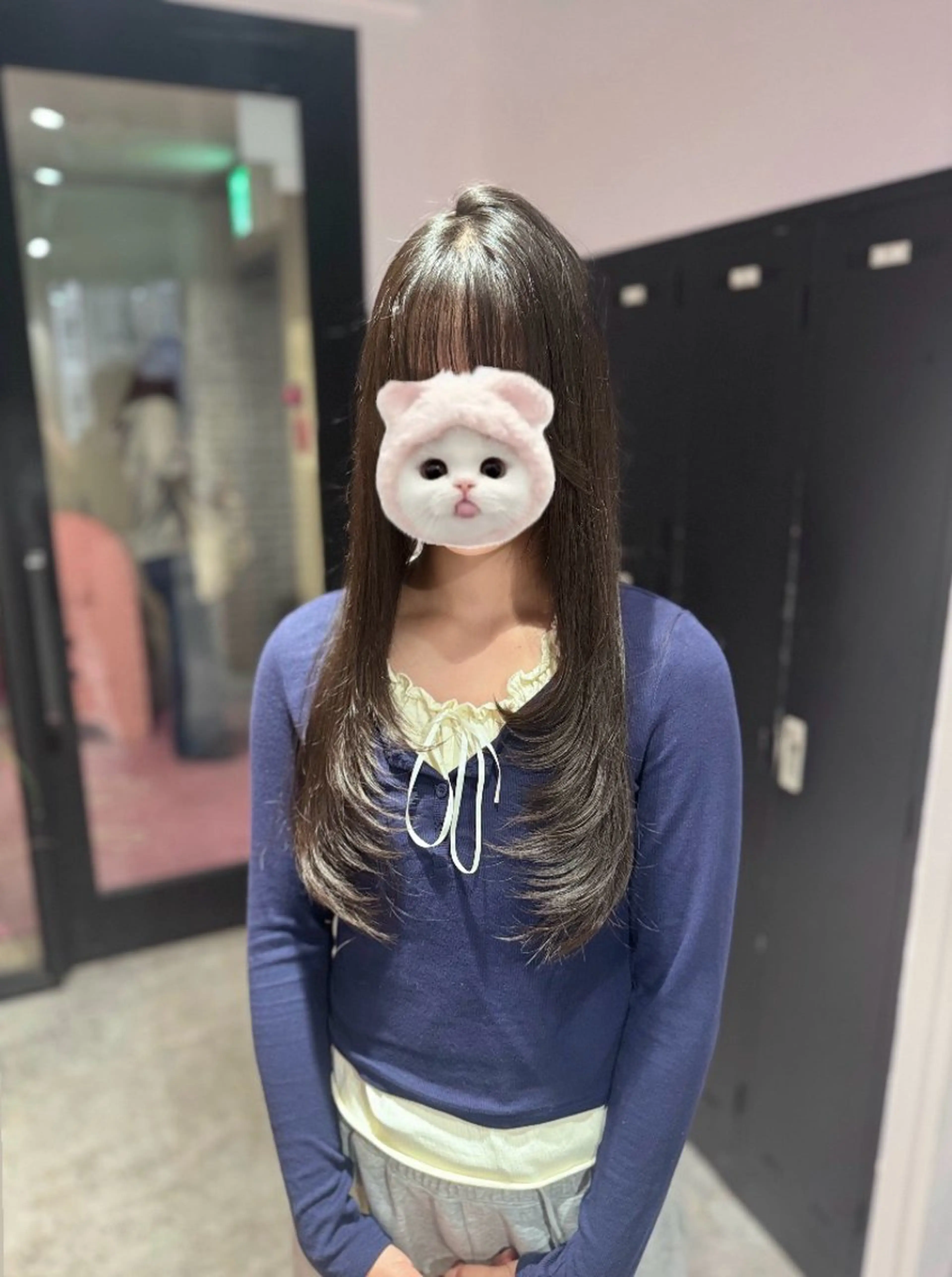 ロング レイヤーカット カット 🎀Lupi /梅田 /Bian🤍のヘアスタイル