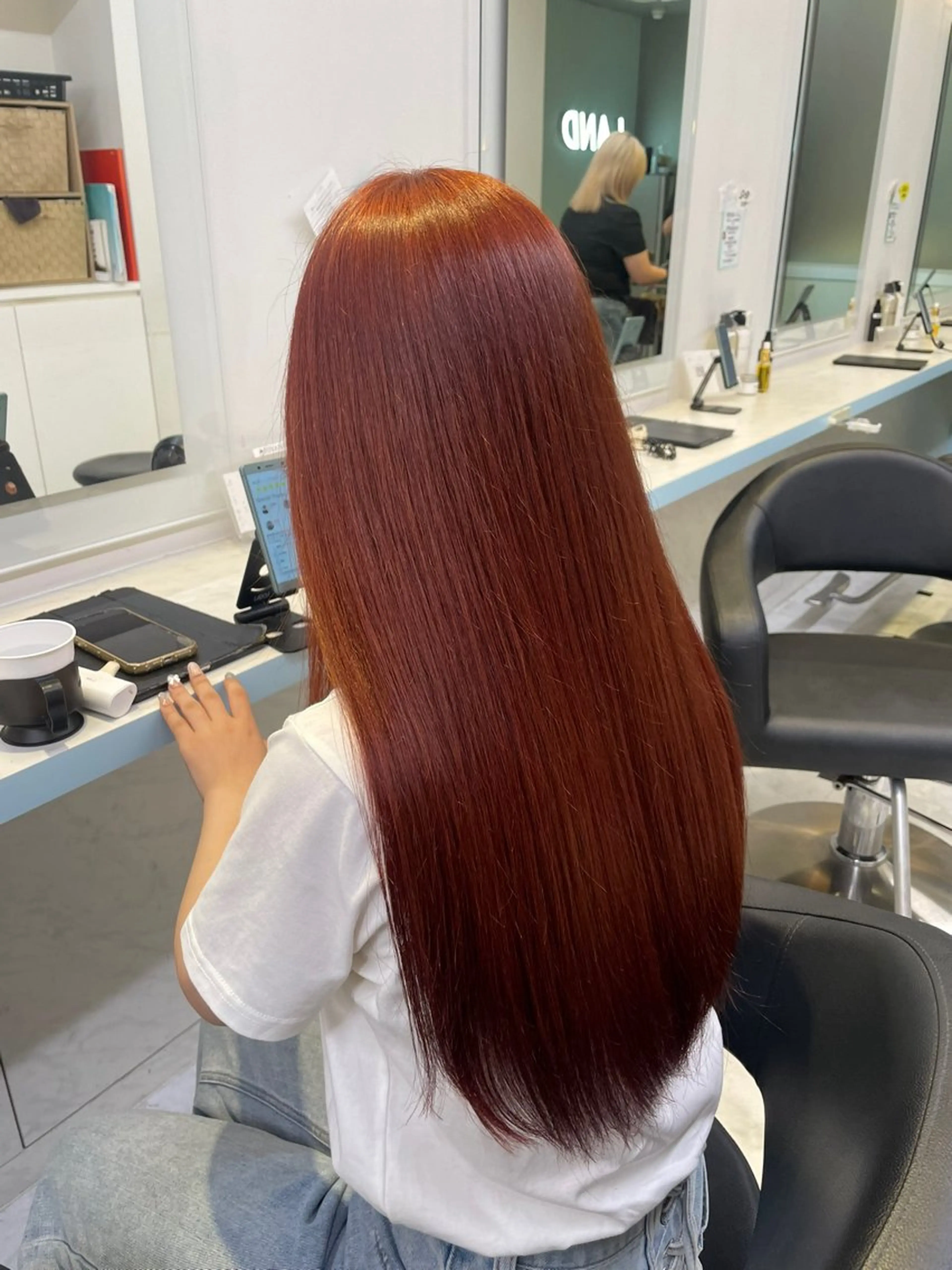 カラー 🇰🇷韓流暖色ヘア 🍒saaya🍒のヘアスタイル