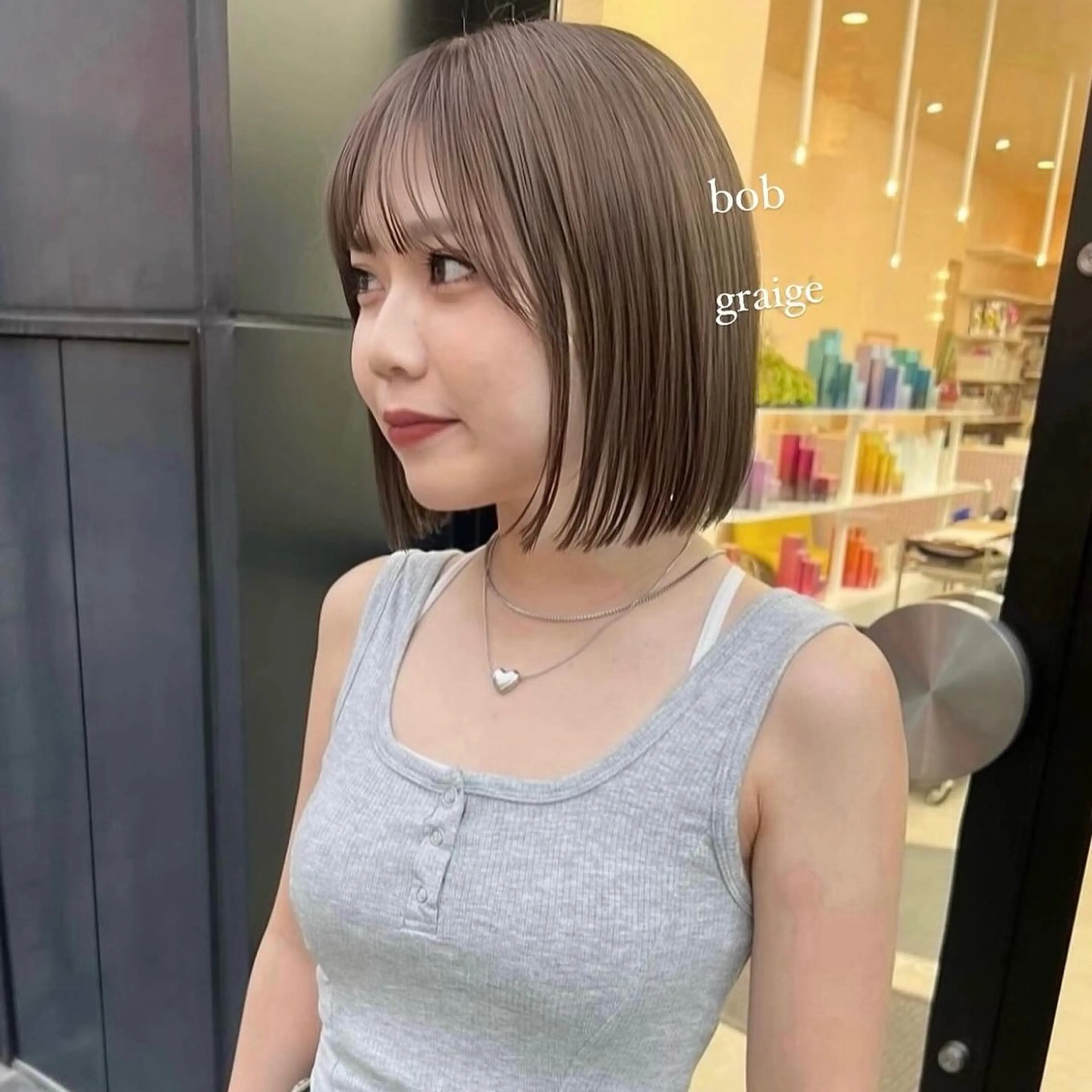 ミディアム カラー arisa/暖色 /伏見/レイヤーのヘアスタイル