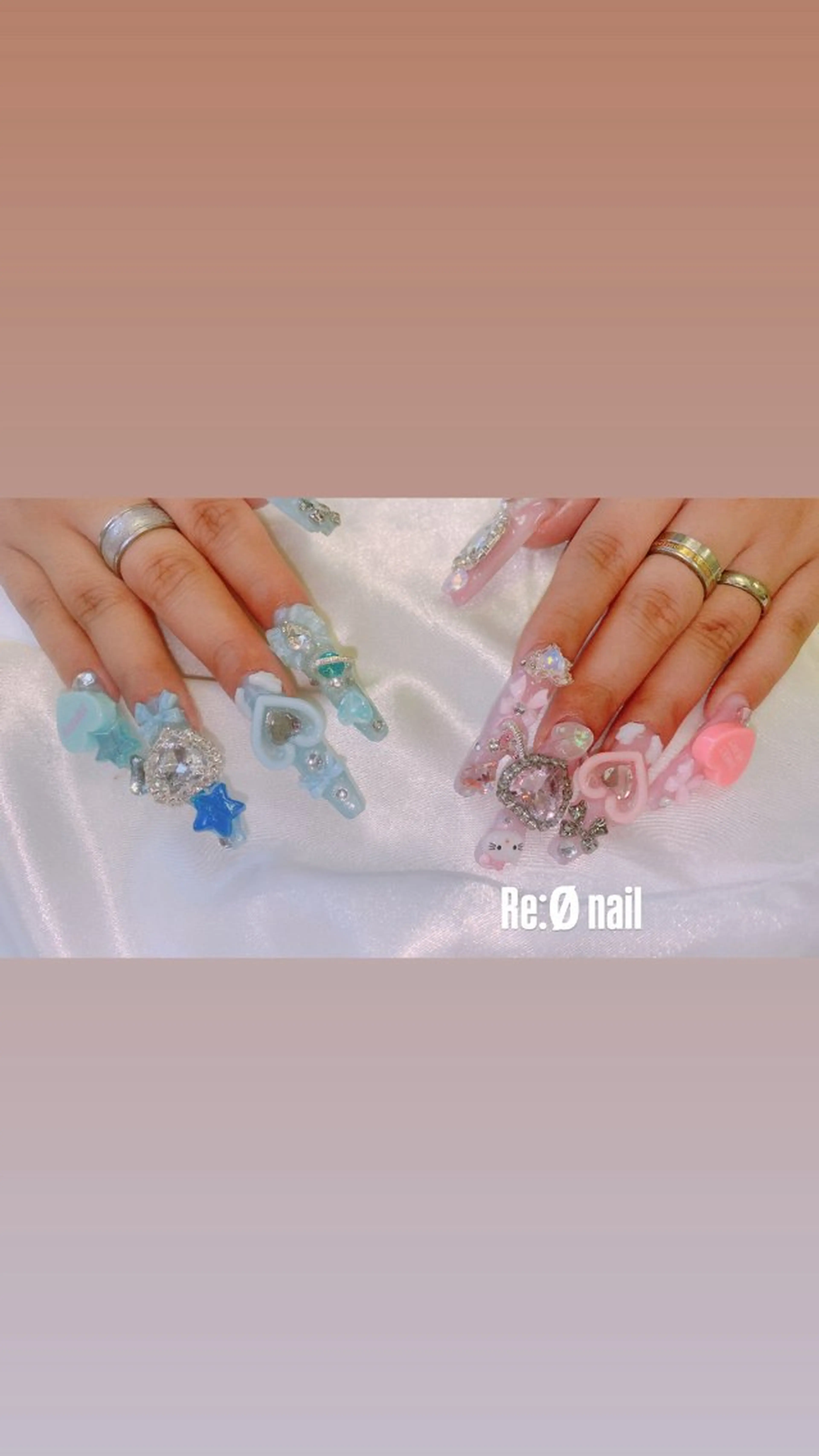 ネイル ハンドネイル Re:Ø nail 🩵TSUJIのネイルデザイン