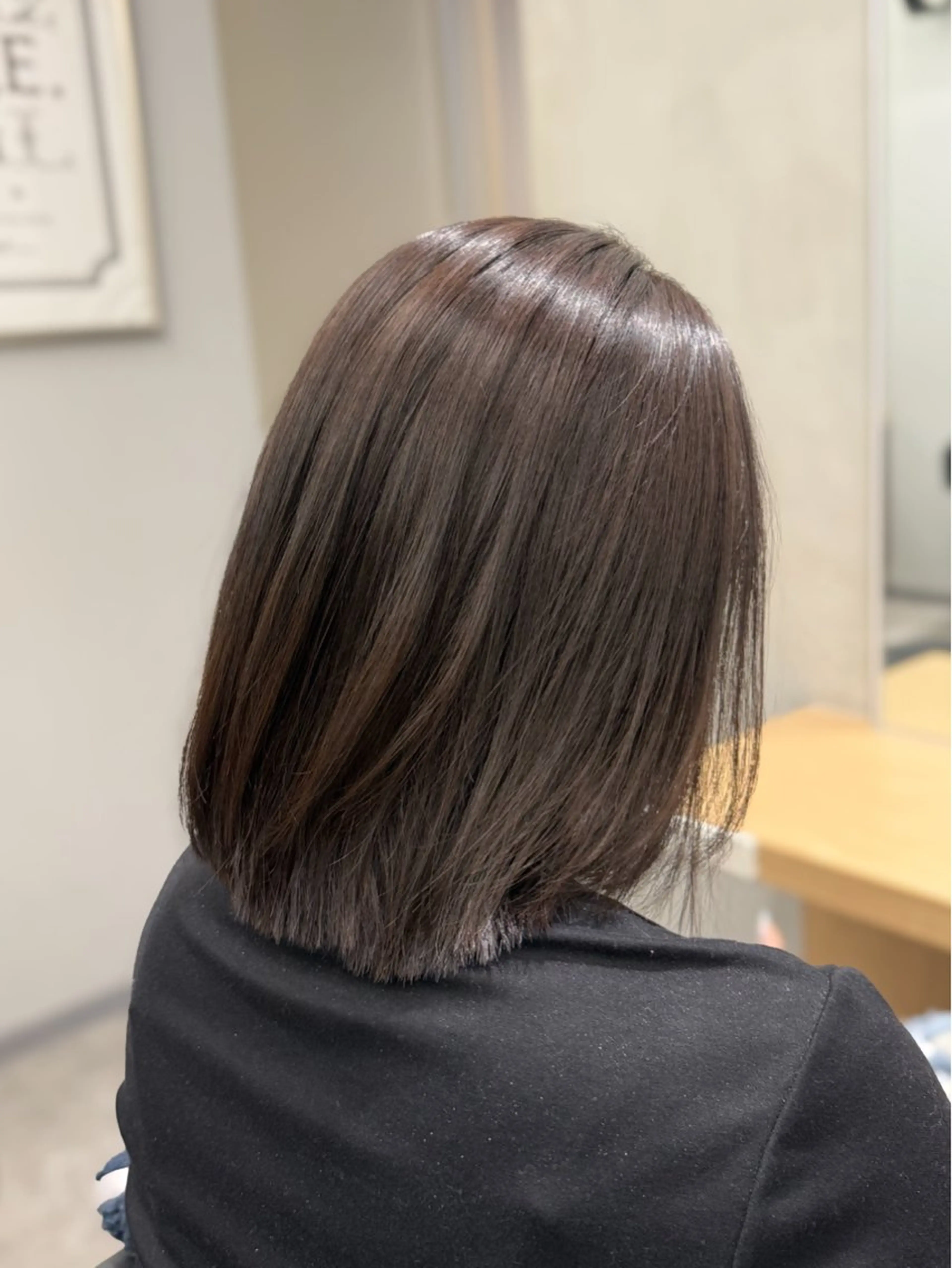 ミディアム カラー 透明感カラー グレージュ イルミナカラー カット ヘアカラー トリートメント 美髪🫧ブリーチ/ デザイン/永田汰伊智のヘアスタイル