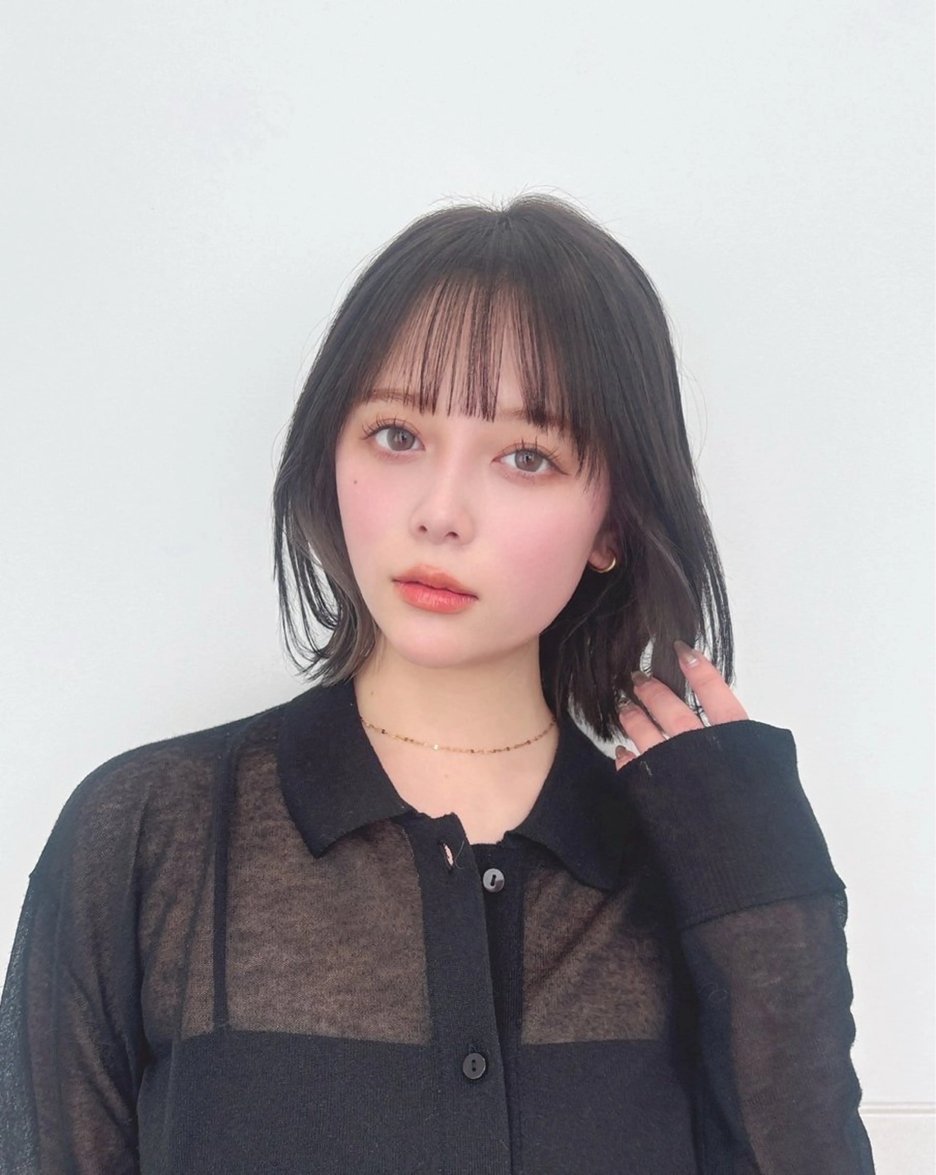 ミディアム カット トリートメント 透明感カラー/ヘッド スパ/喜多将平🍀のヘアスタイル