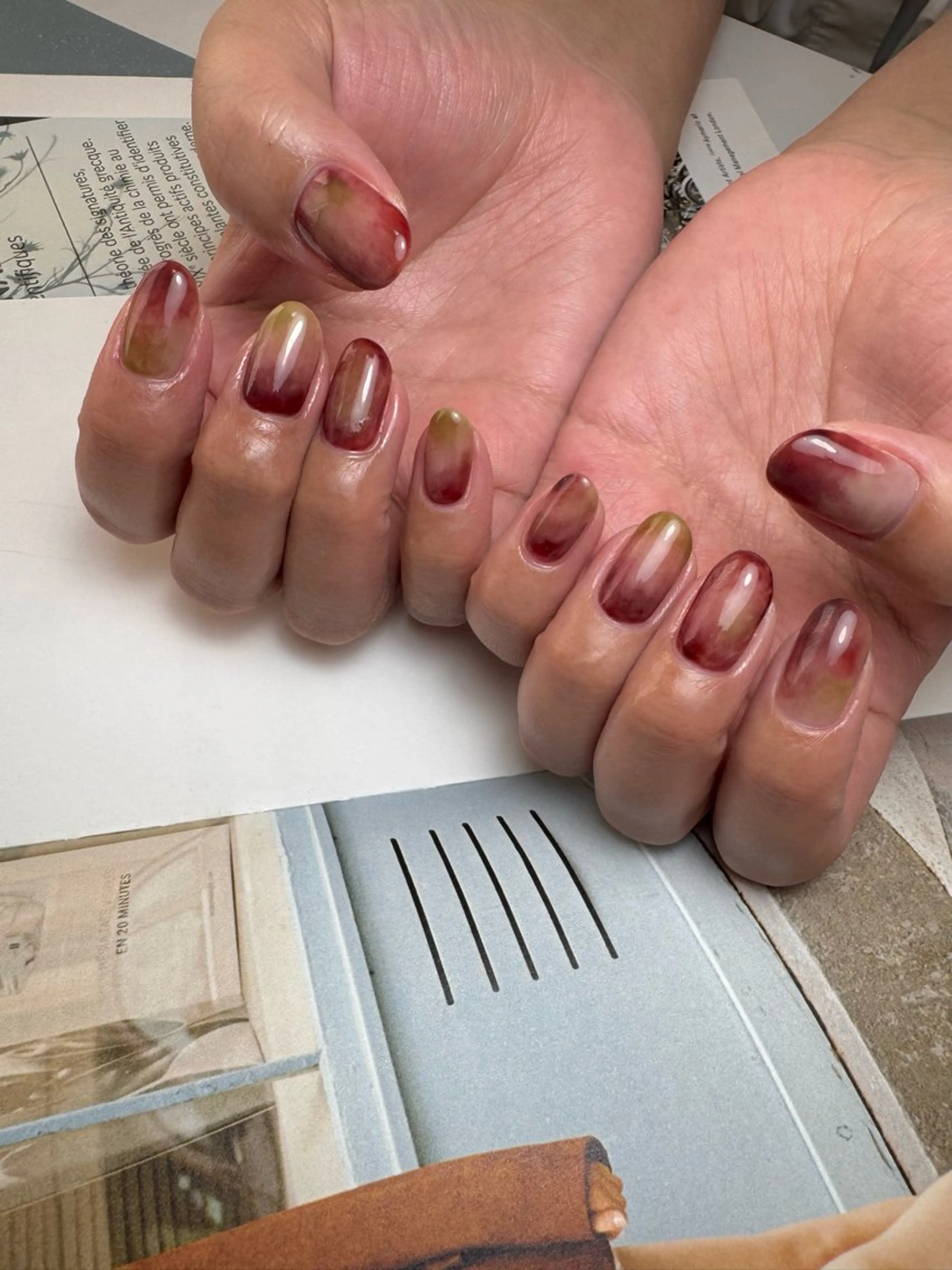 ネイル 春ネイル ハンドネイル 白日-hakubi nail-のネイルデザイン