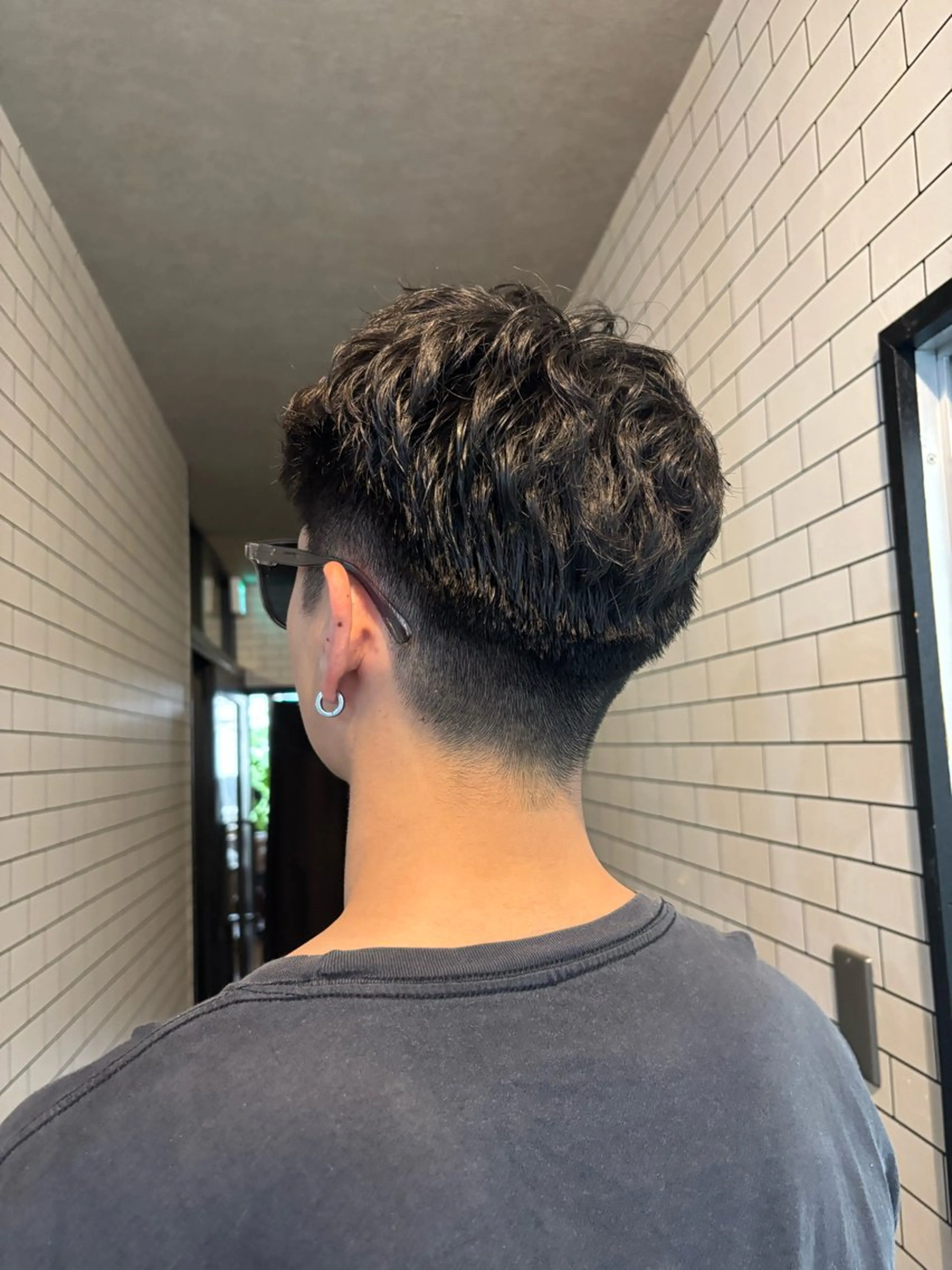 パーマ メンズ メンズパーマ 透明感カラー/パーマ /烏丸御池/寿々乃のヘアスタイル