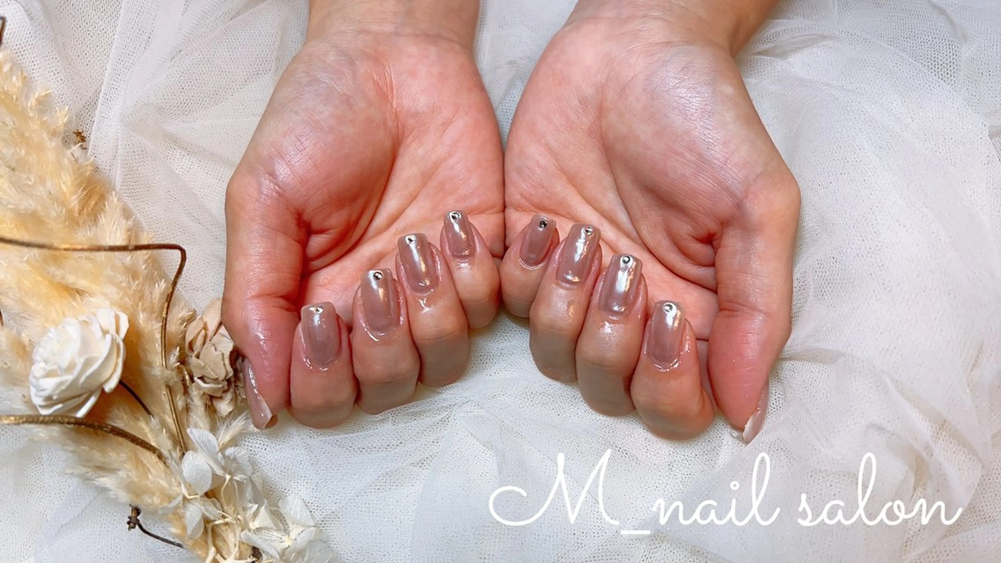ネイル シンプルネイル M_ nail salonのネイルデザイン