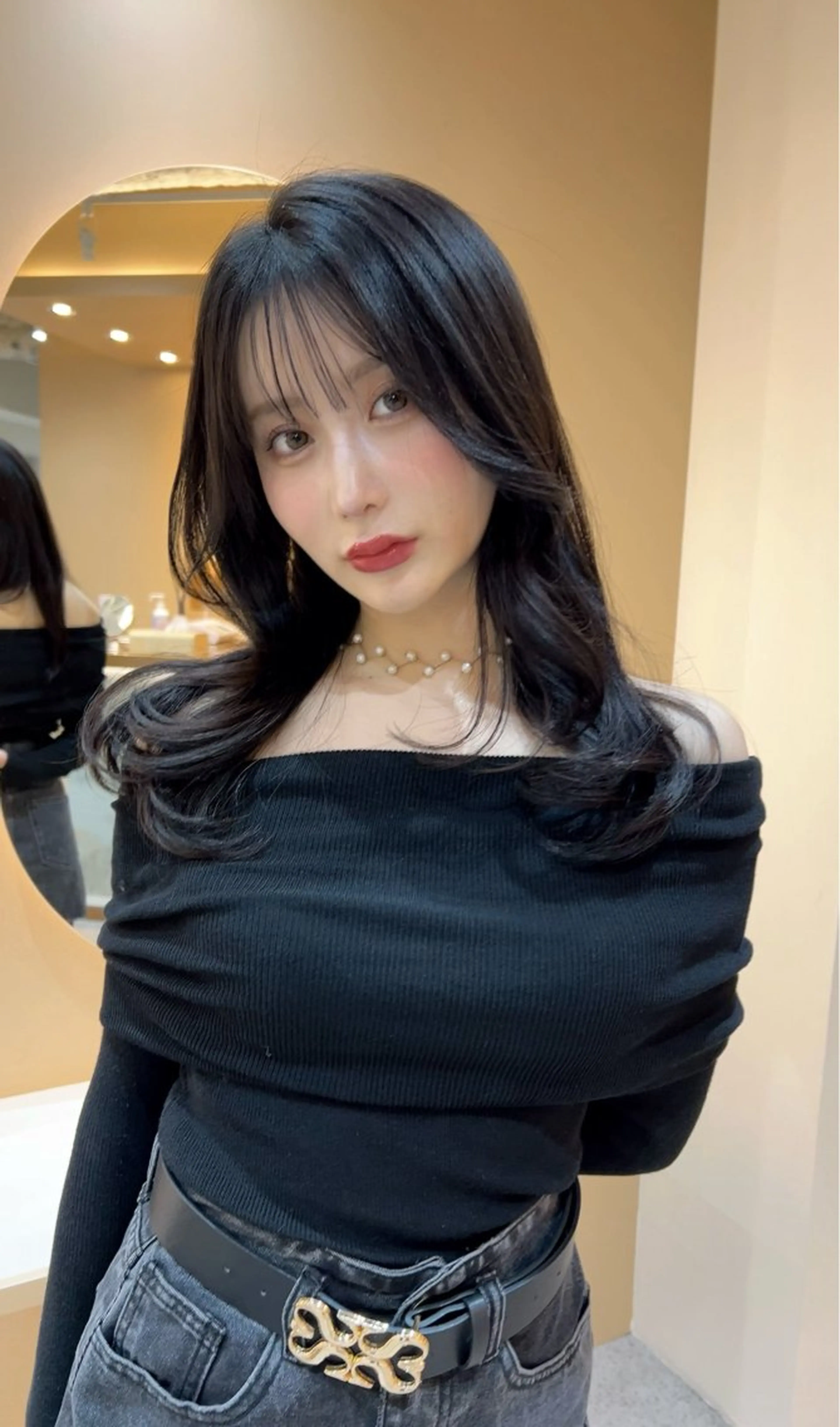 ロング 髪質改善 縮毛矯正 トリートメント カット ヘアカラー トリートメント 🫧髪質改善 講師🫧🍎幹細胞のヘアスタイル