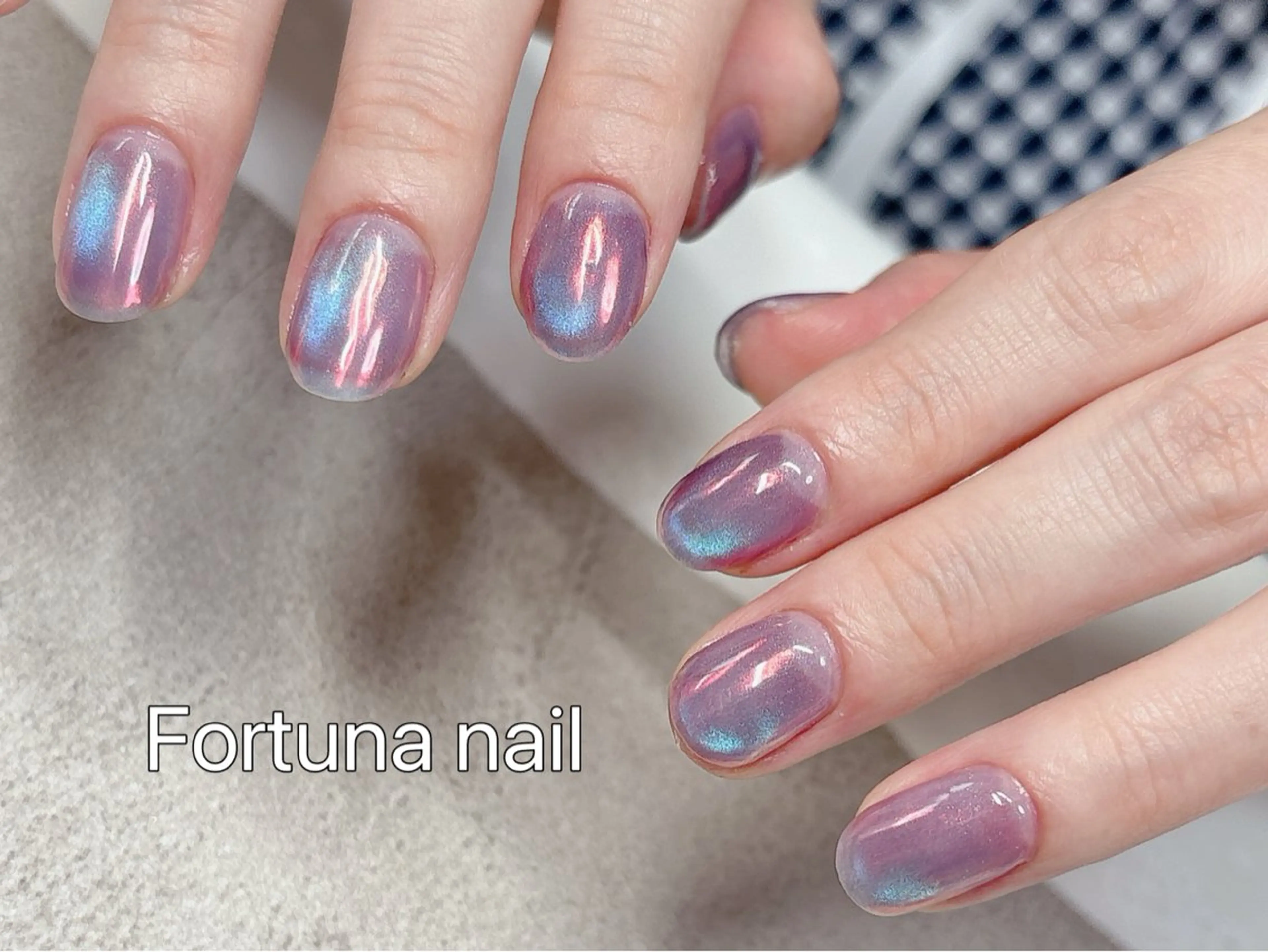 ネイル マグネットネイル ミラーネイル ハンドネイル ハンドケア Nail •Head スパFortunaのネイルデザイン