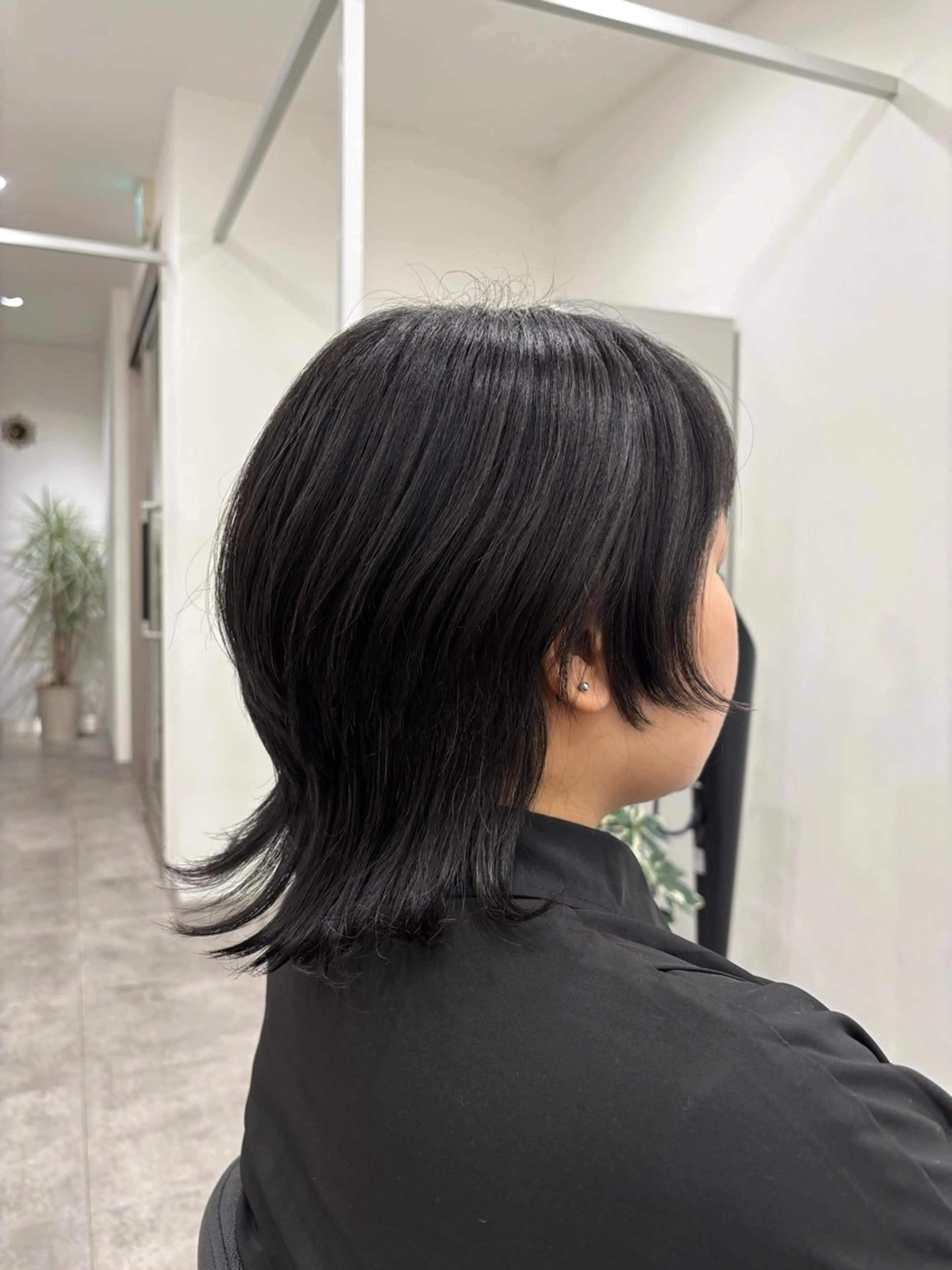 ミディアム カラー ヘアアレンジ ブリーチ ケアブリーチ ボブ 韓国風ヘア レイヤーカット 💝似合わせカット& カラーUruna💝のヘアスタイル