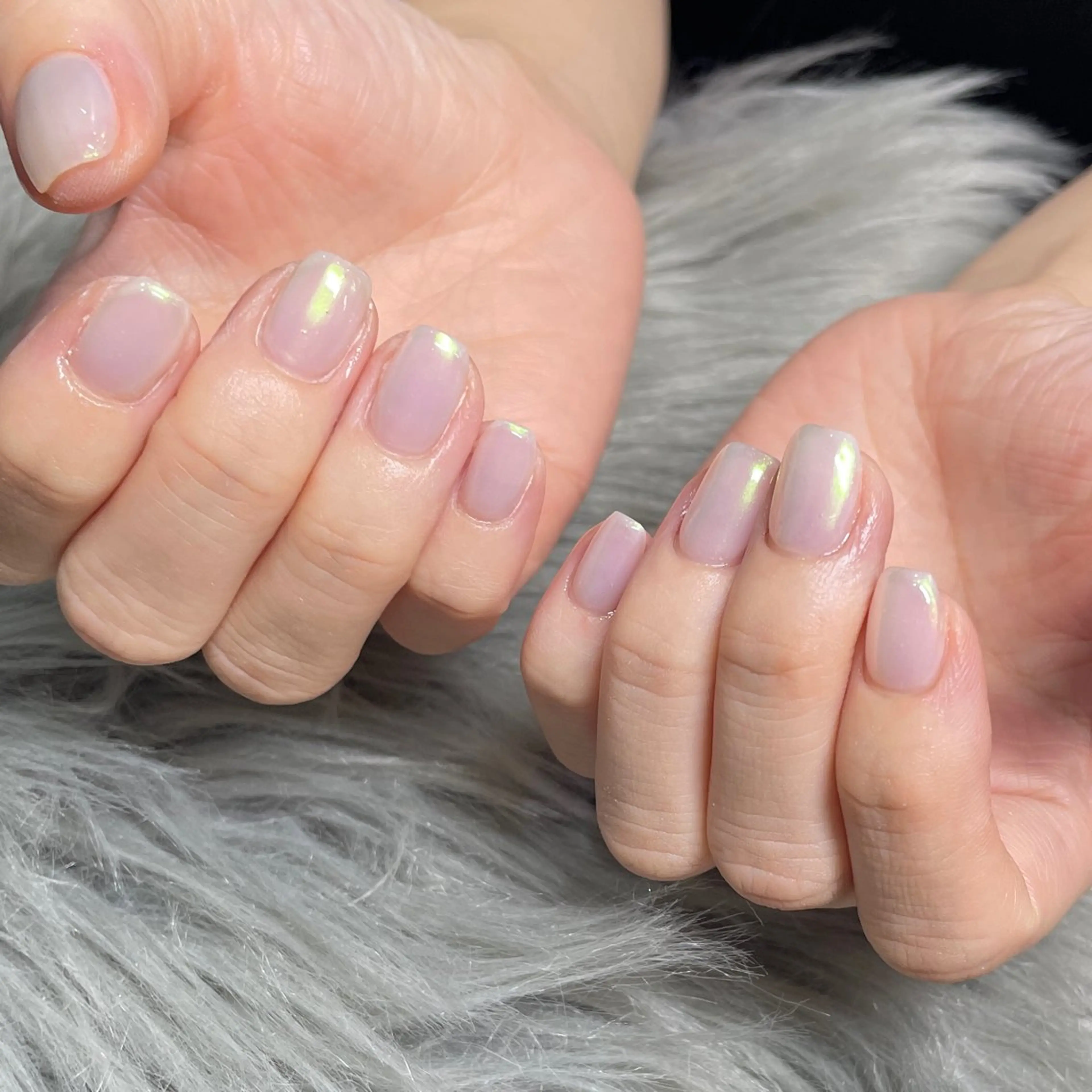ネイル オーロラネイル 氷ネイル・うるうるネイル IROHA NAIL nanaのネイルデザイン