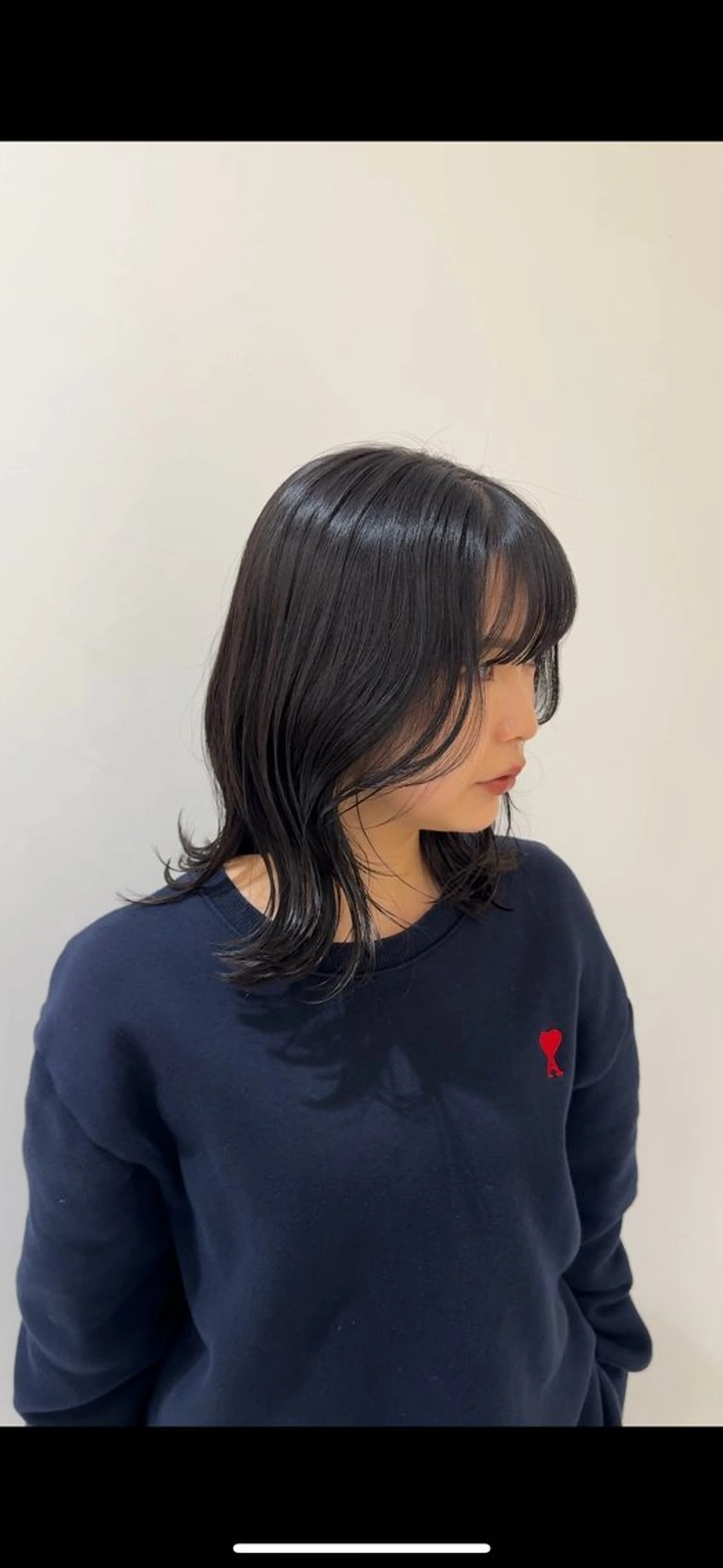 ミディアム カラー ヘアカラー 𓍯 ヒナ/ ブリーチなしカラーのヘアスタイル