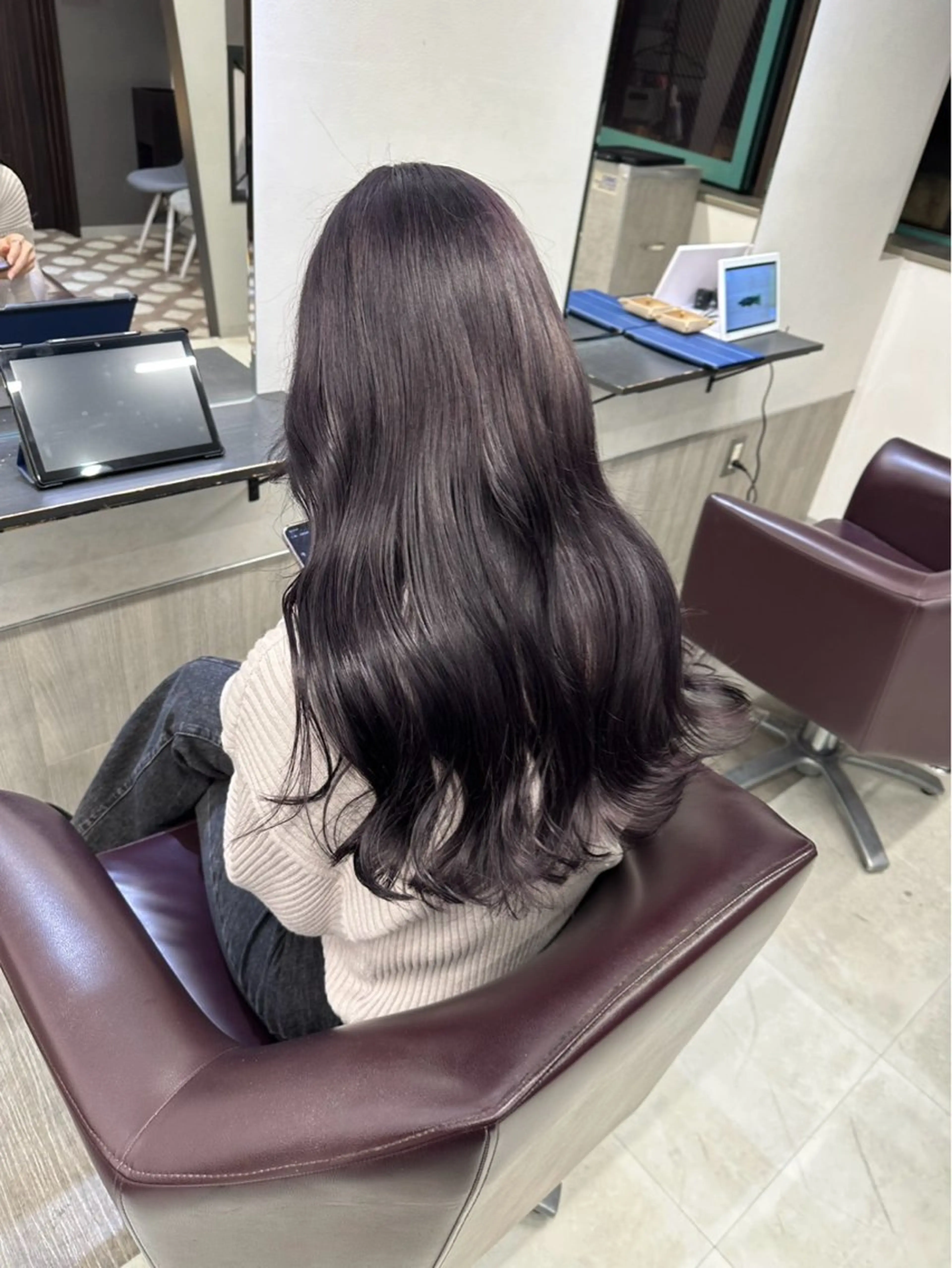 ☁️ロング向けワンカラー＋集中トリートメントの写真