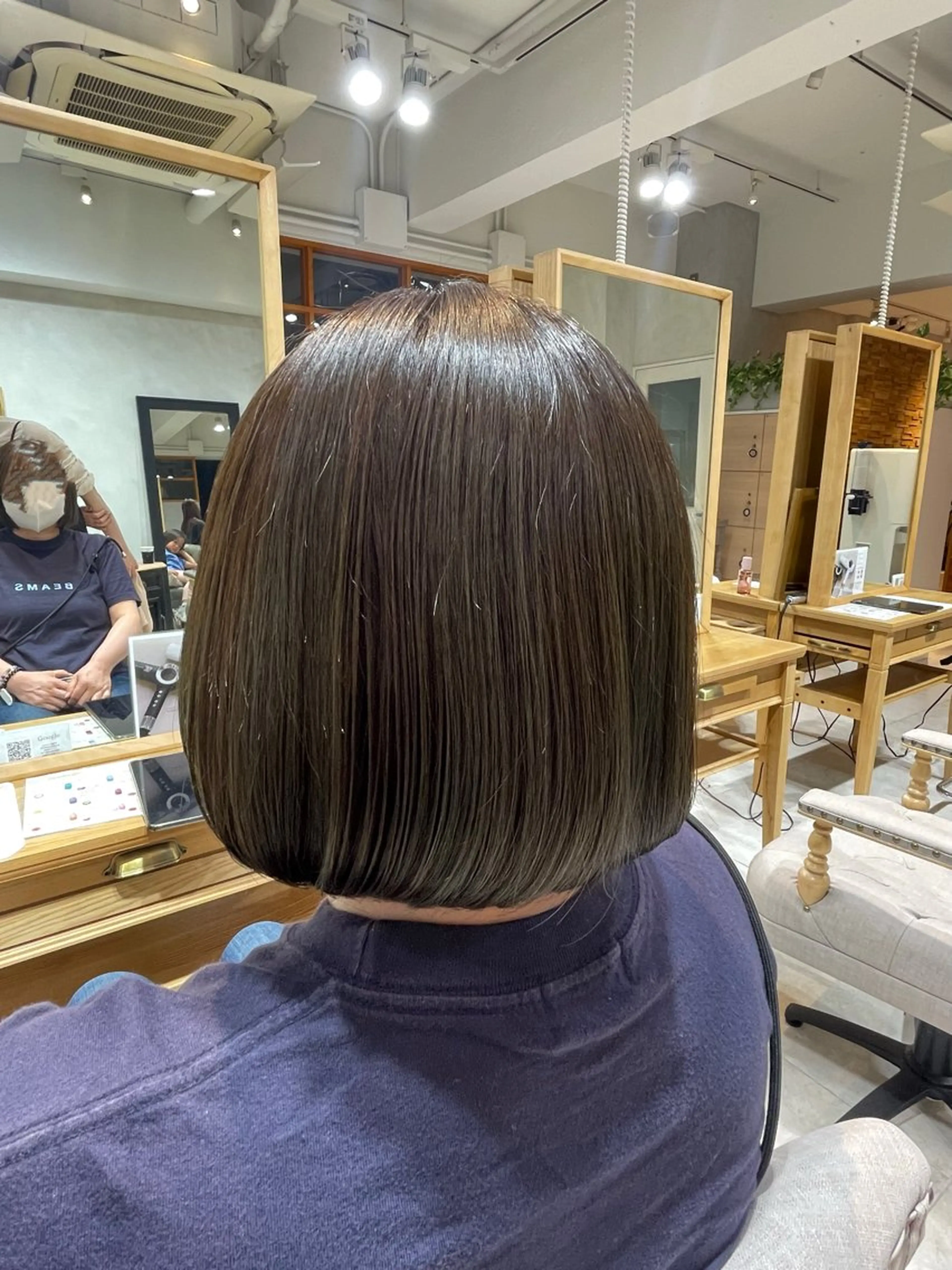 ショート カラー ヘアカラー 遠藤 星李のヘアスタイル