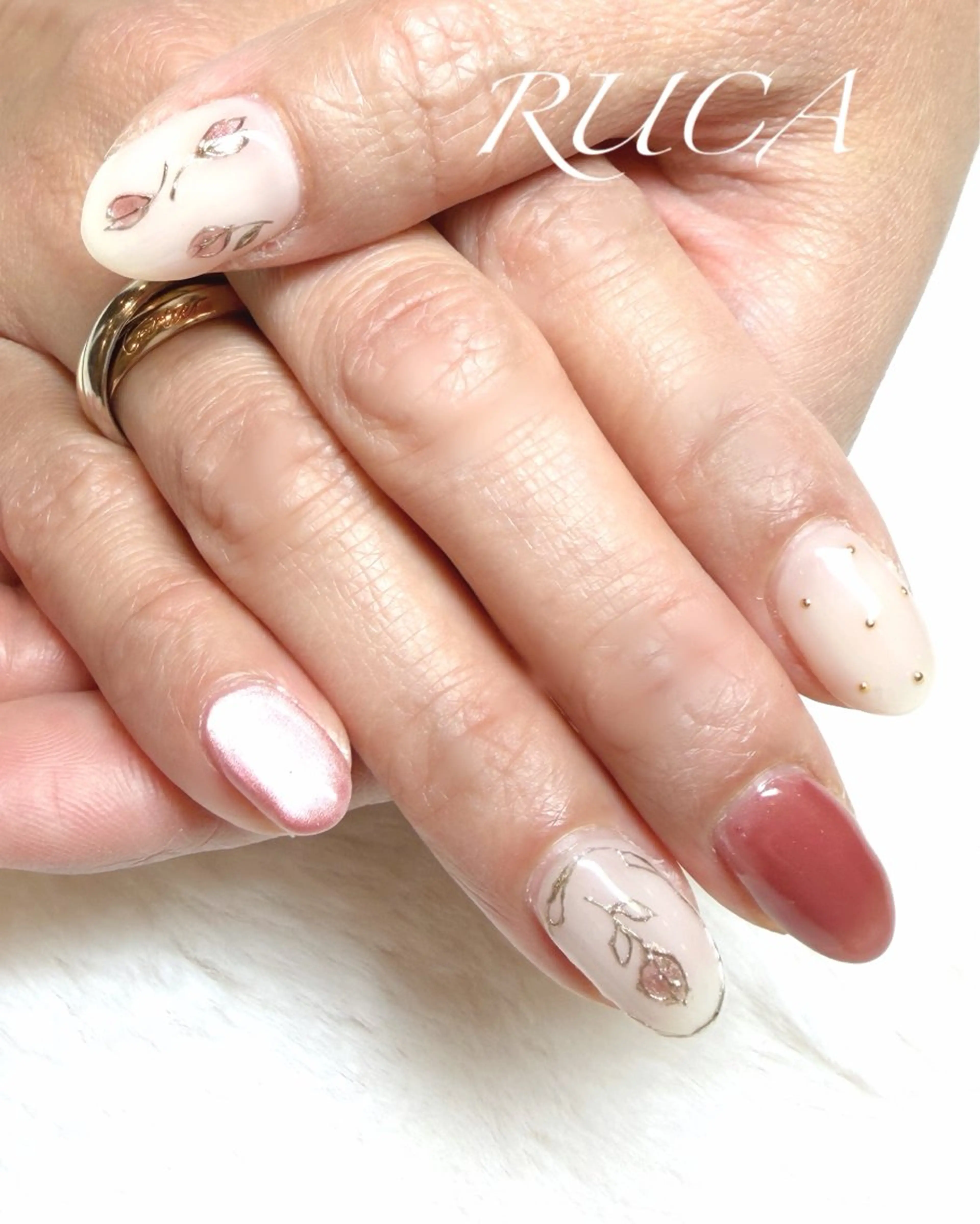 ネイル RUCA 枝のネイルデザイン