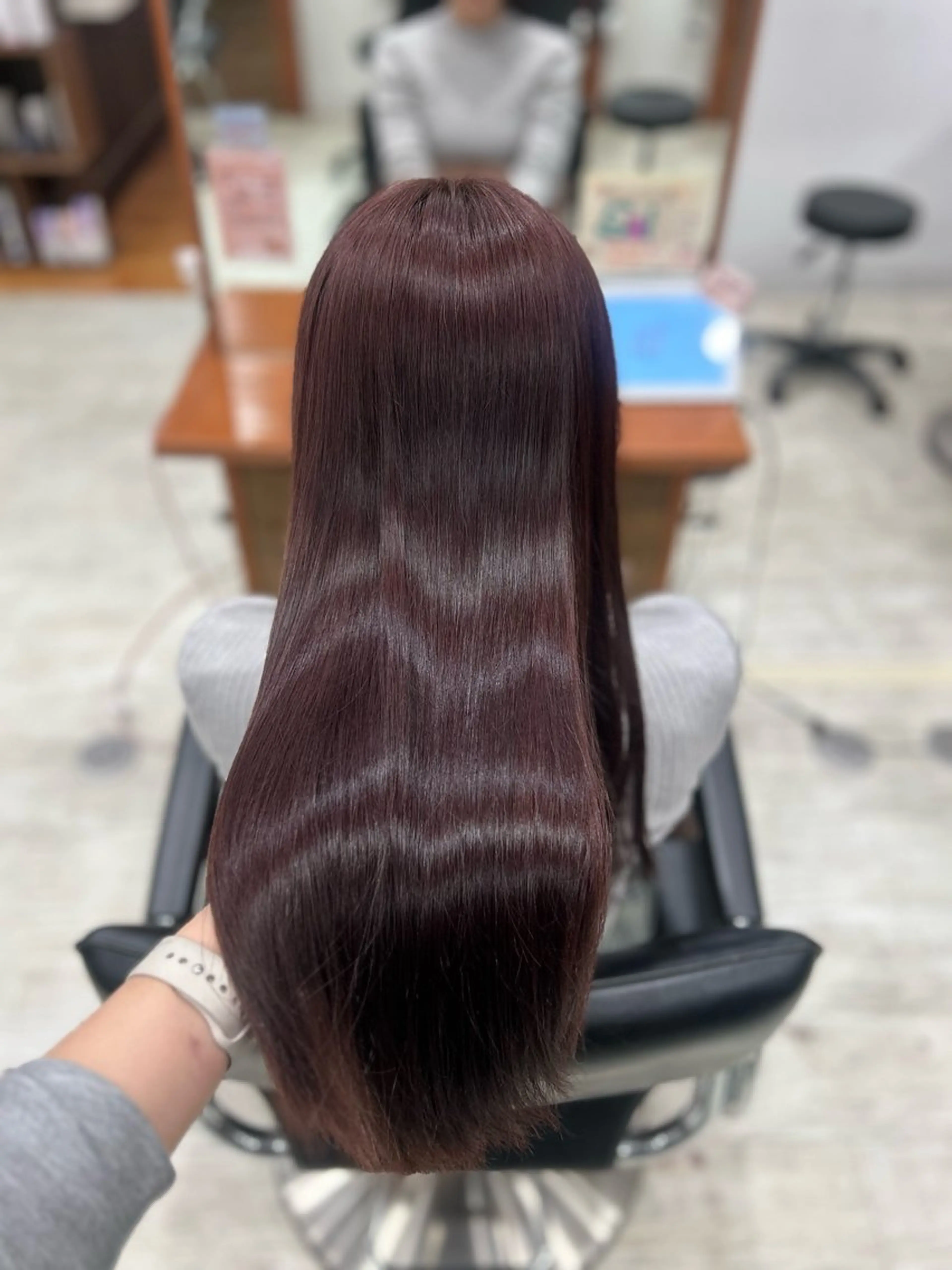 カラー 透明感カラー ラベンダーカラー ピンクカラー ピンクラベンダー ヘアカラー 🎀透明感/レイヤ ー/Kotona🎀のヘアスタイル