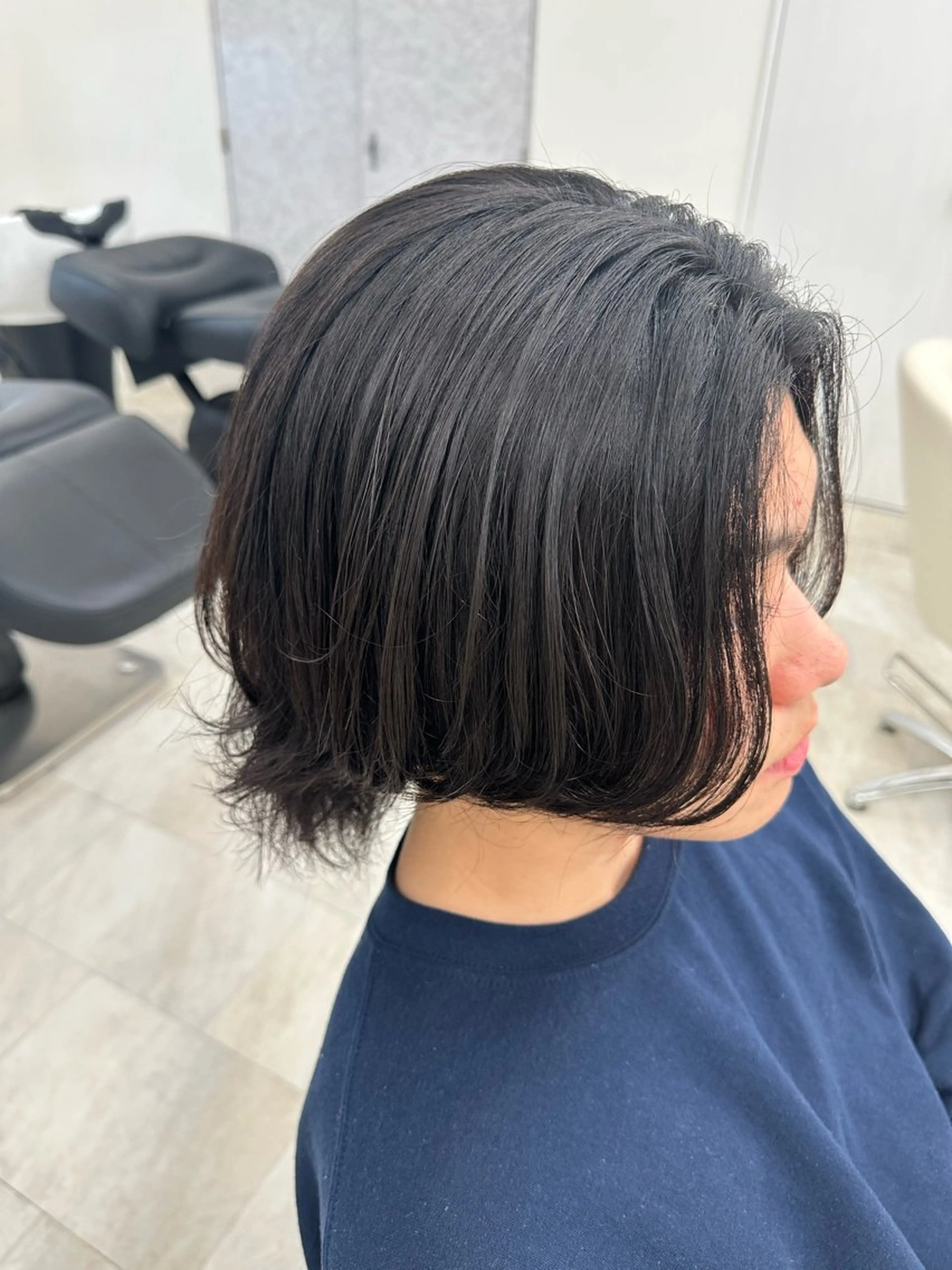 ミディアム メンズ ボブ 【パーマの達人】 💎メンズ特化🔥徹のヘアスタイル