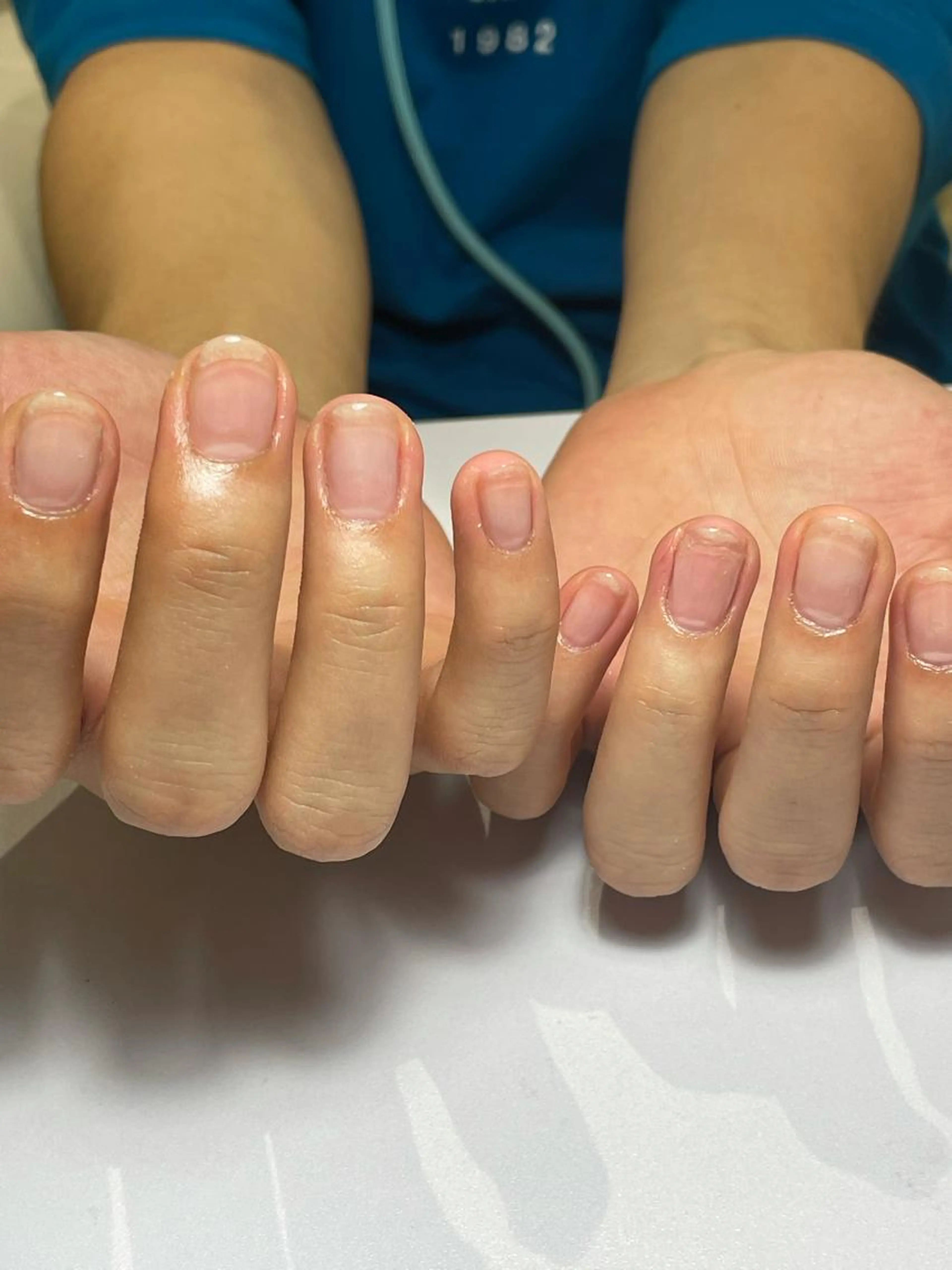 (オフ有) クリアカラー ジェルネイル ♡の写真